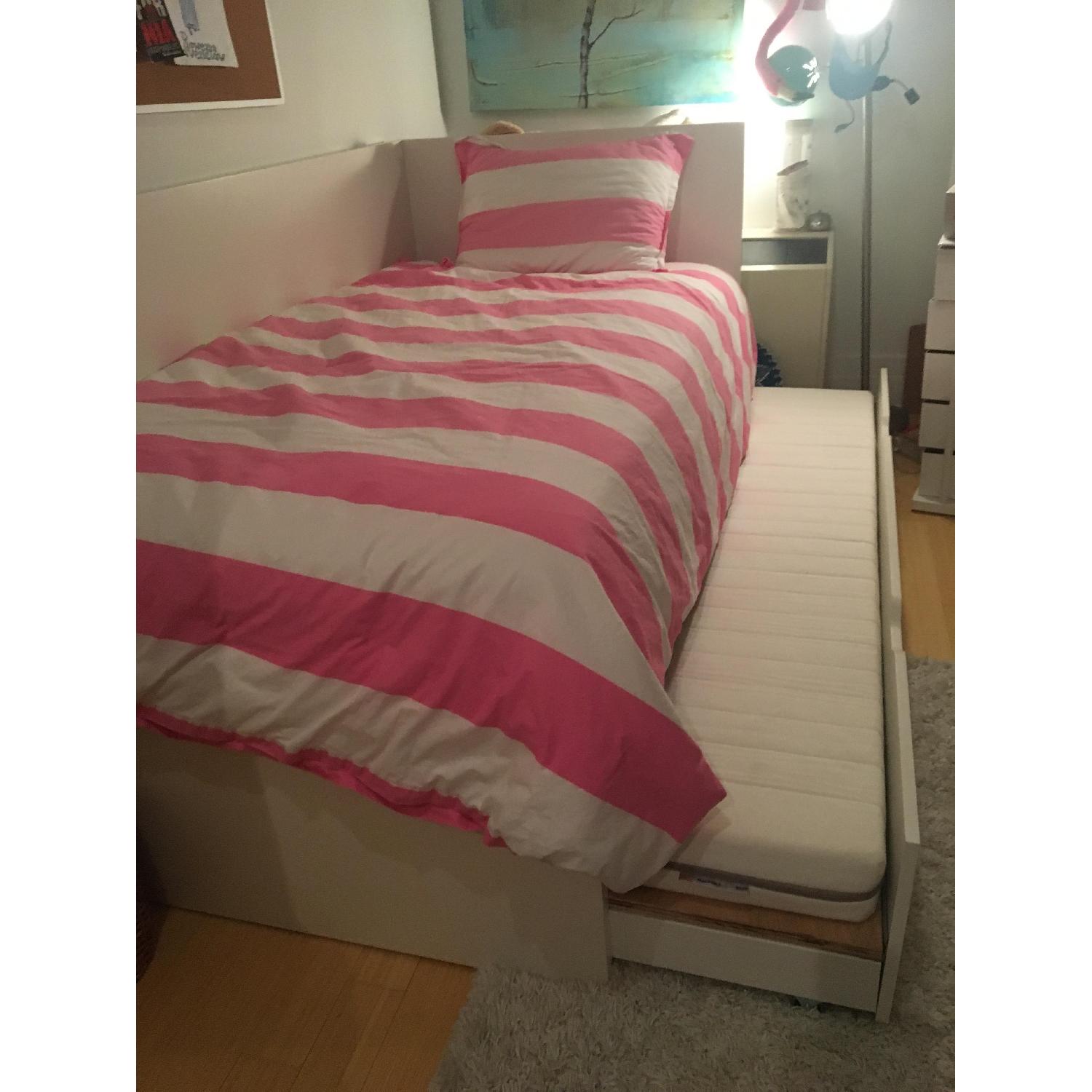 Ikea Flaxa Twin Daybed w/ Trundle AptDeco