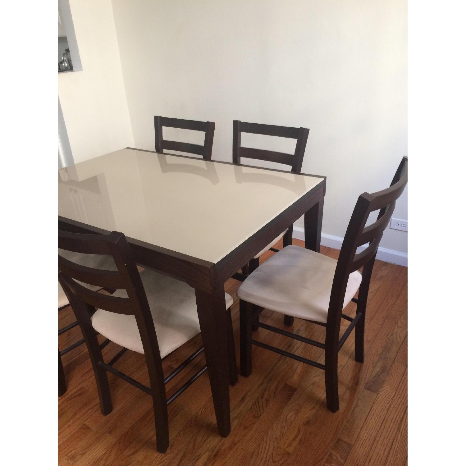 Macy's Cafe Latte Dining Table w/ 6 Chairs - image-3