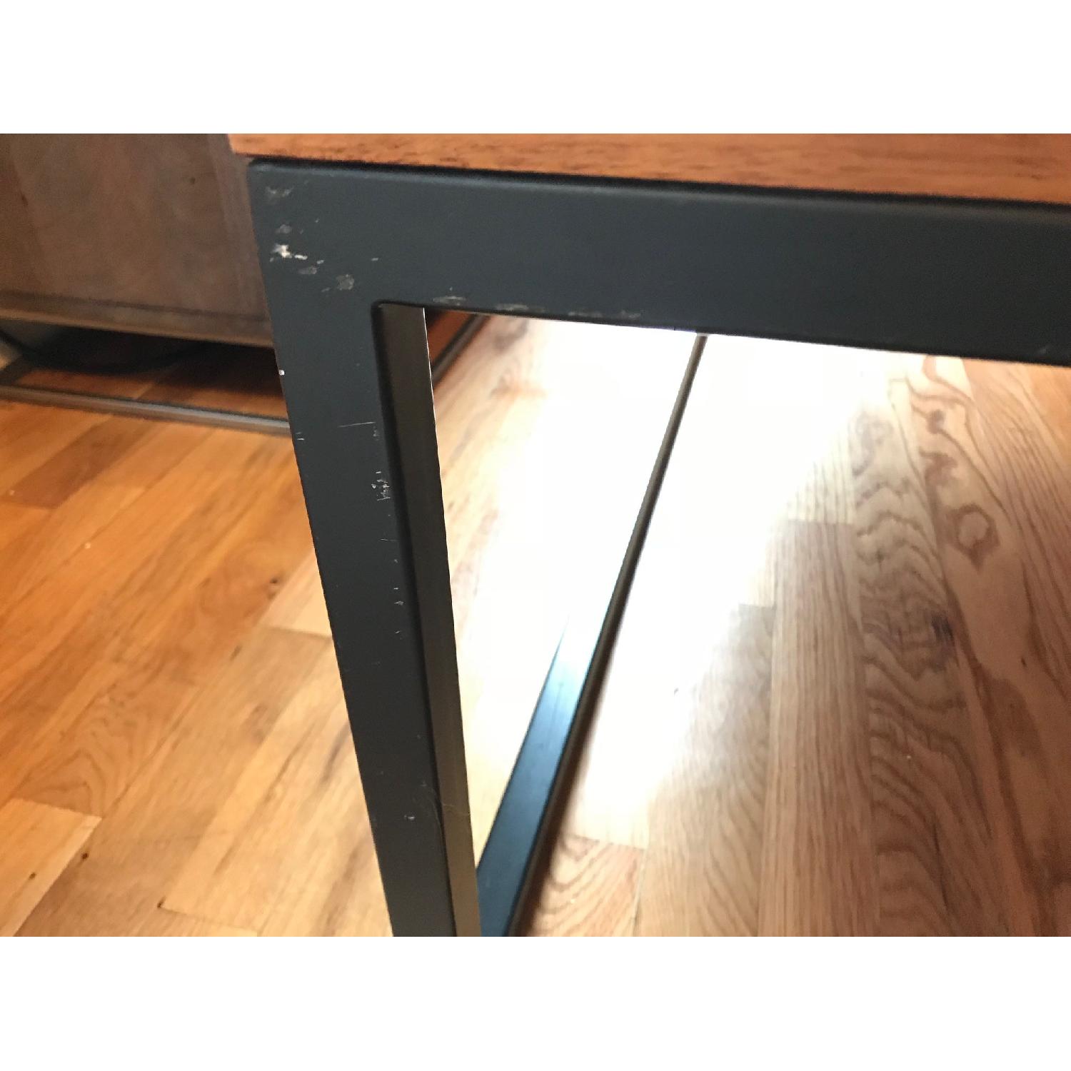 Crate & Barrel Dixon Herringbone Wood Coffee Table - image-5