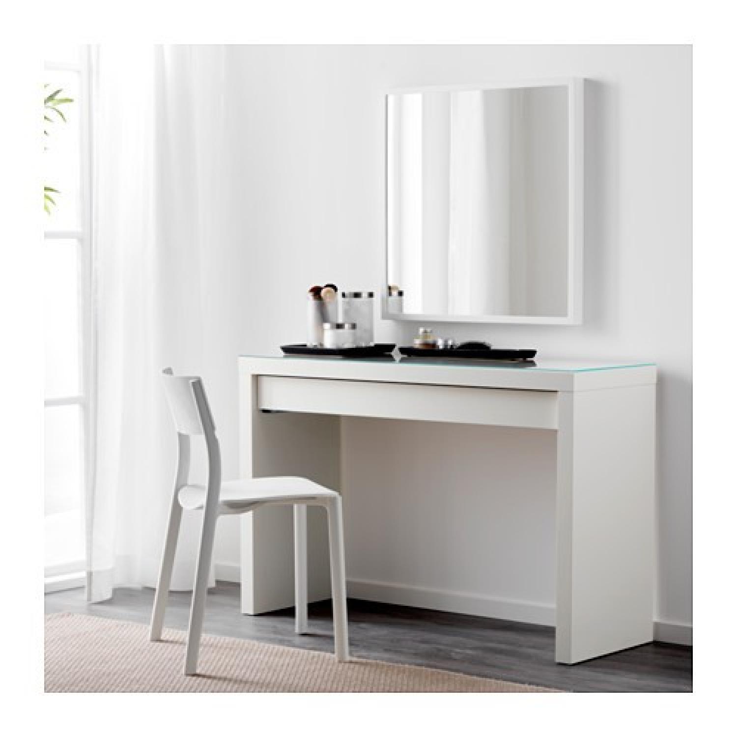 Ikea Malm White Dressing Table - image-2