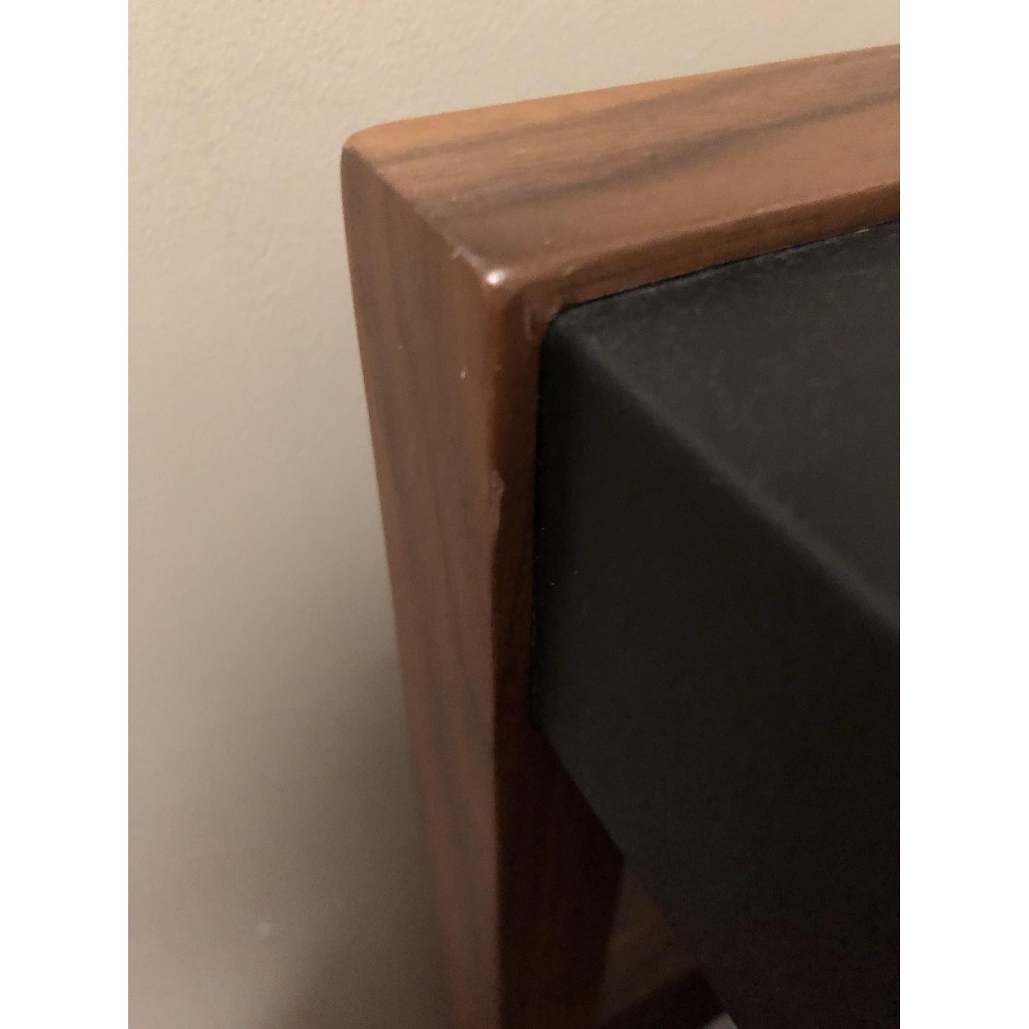 Design Within Reach Risom Leather Top Wooden Office Desk - image-1