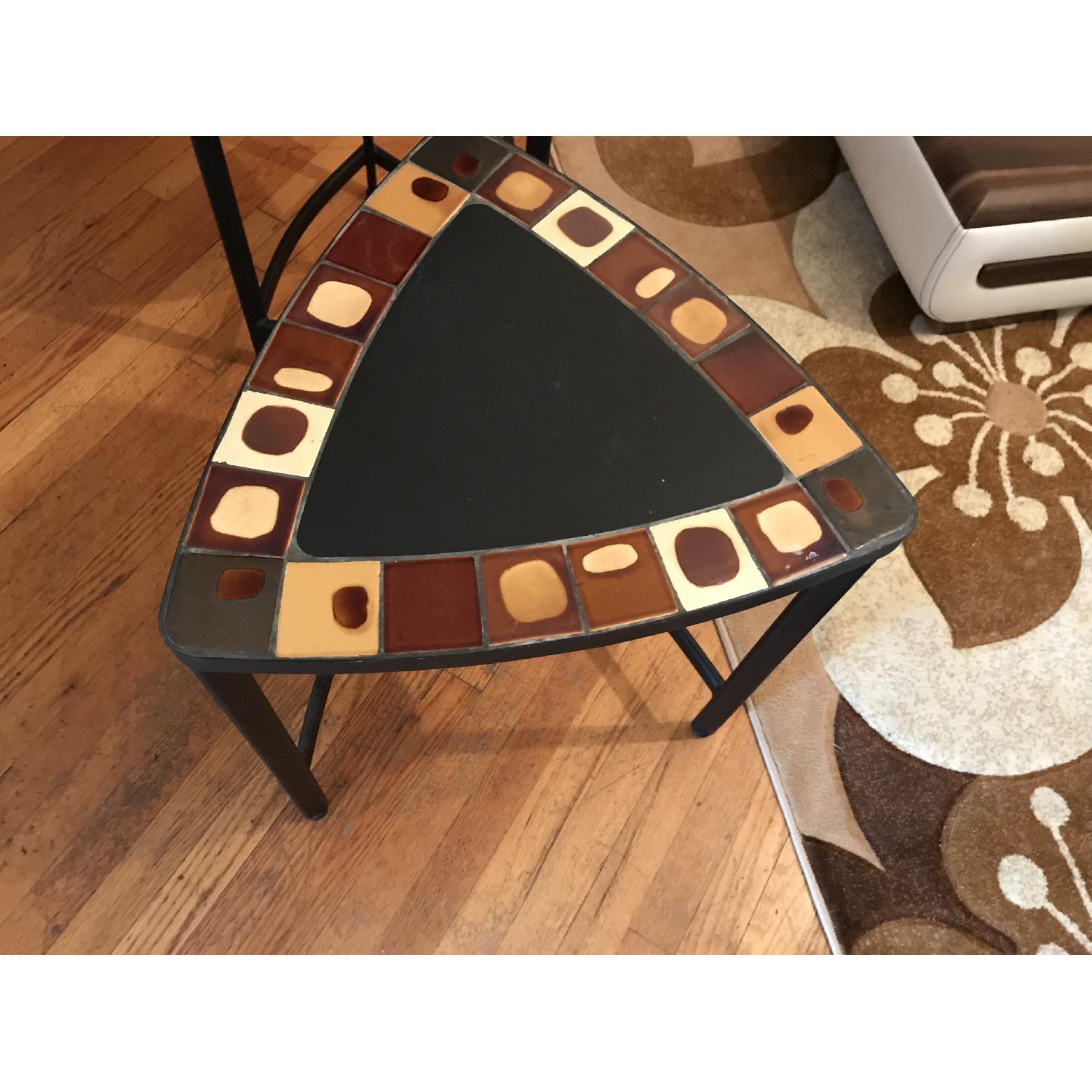 Black Metal Side Table - image-2