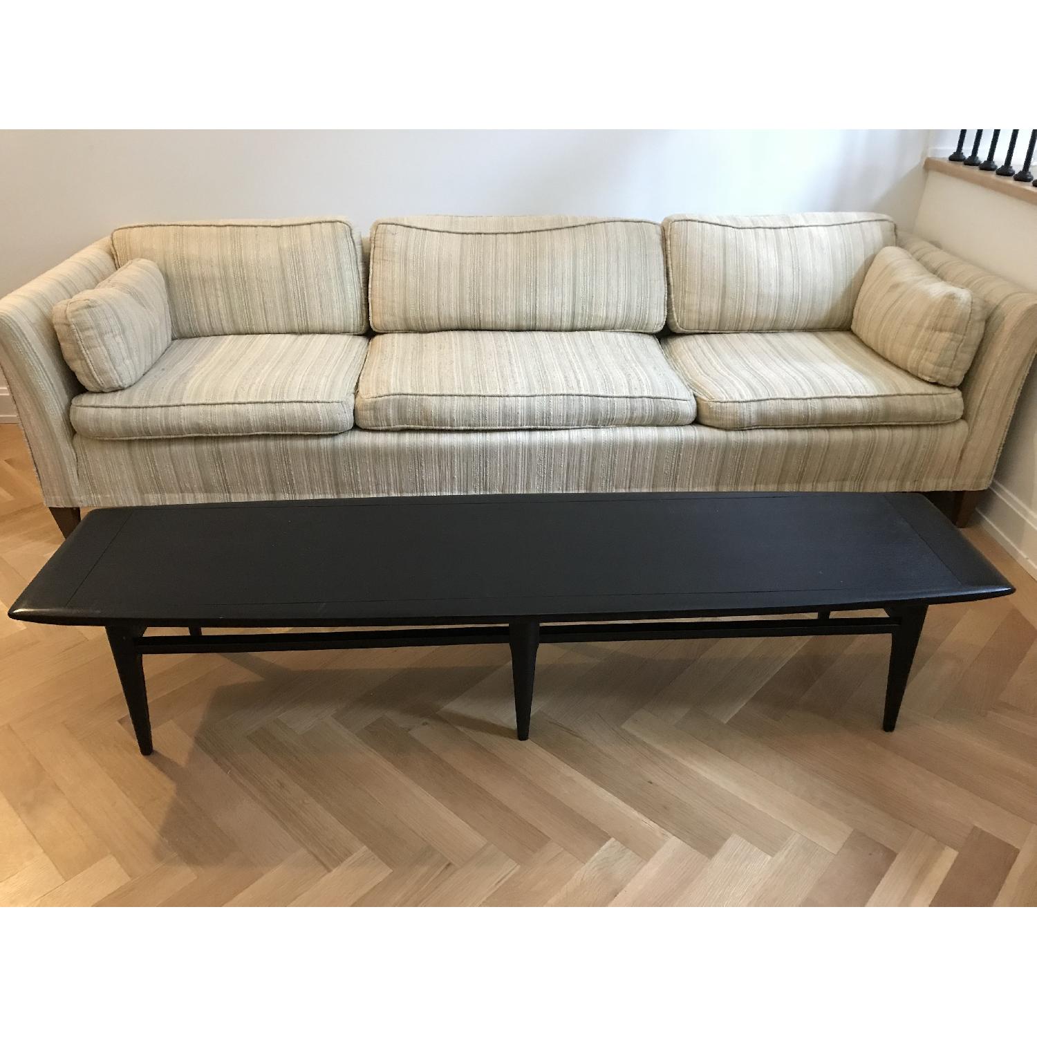 Mid Century Narrow Coffee Table in Black - image-3