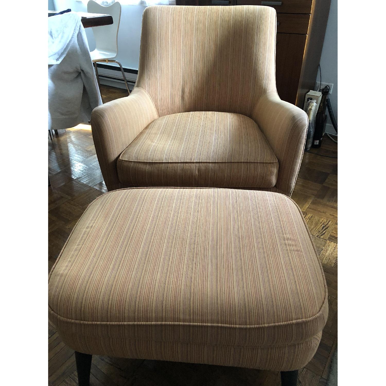 Room & Board Quinn Chair & Ottoman - image-1