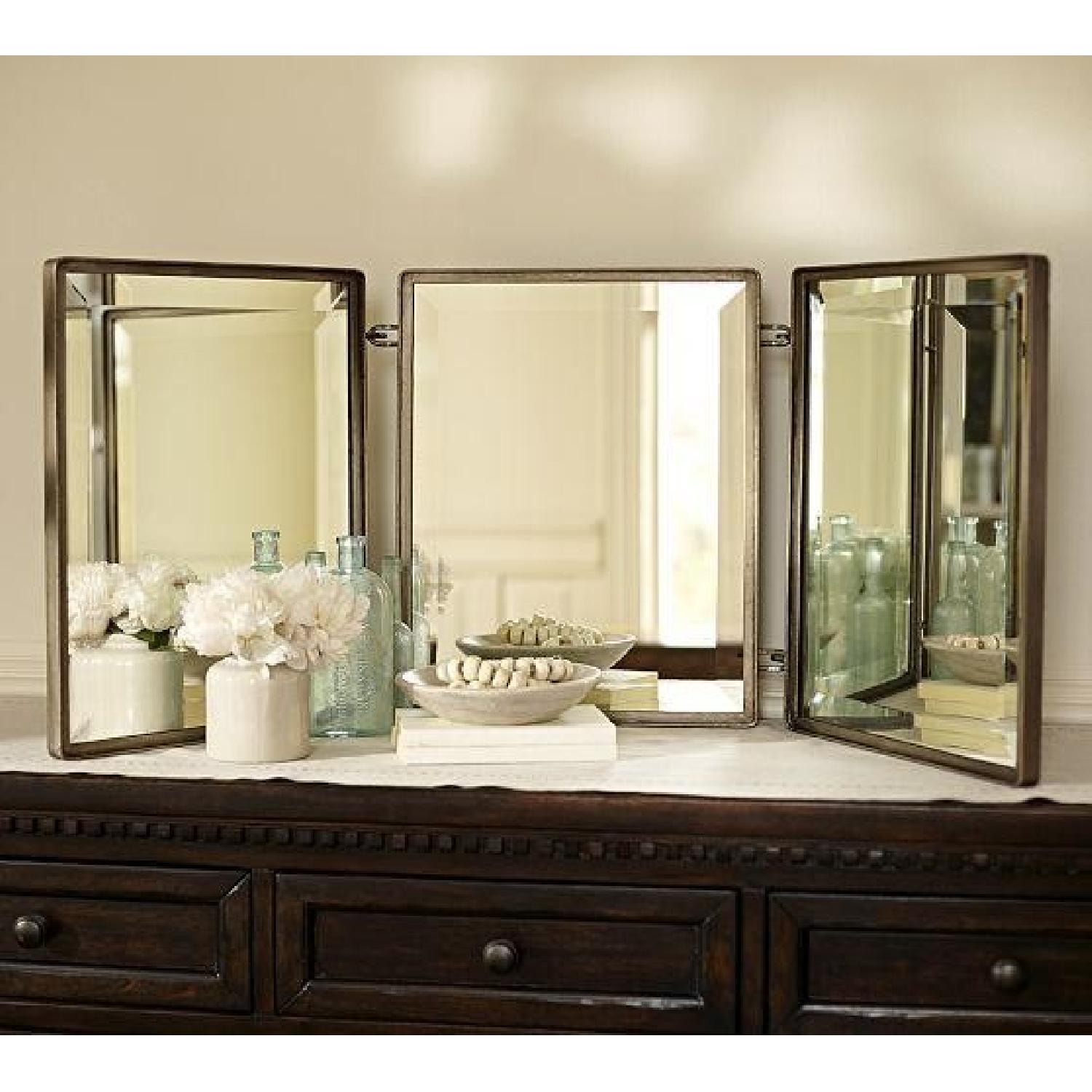 Pottery Barn Trinity Triptych Mirror - image-1
