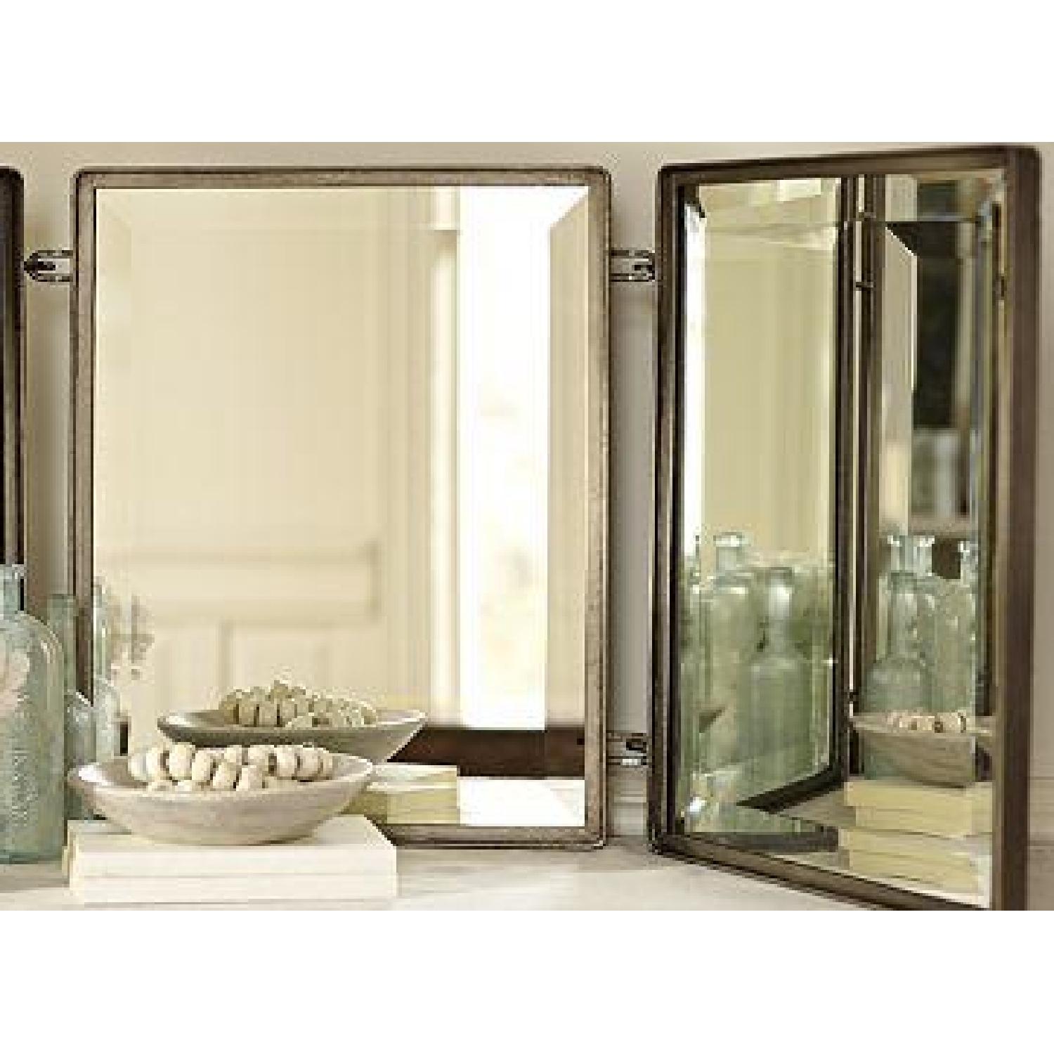 Pottery Barn Trinity Triptych Mirror - image-3
