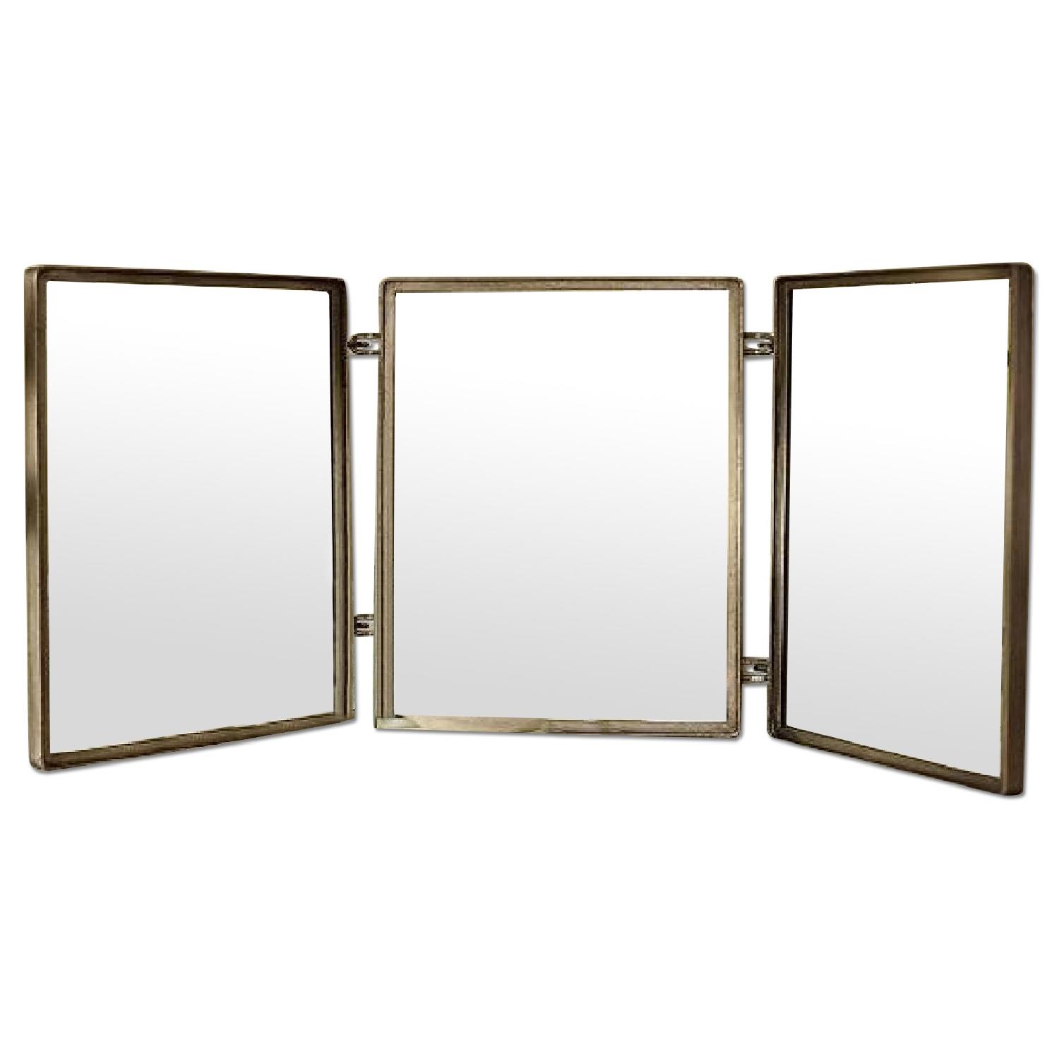 Pottery Barn Trinity Triptych Mirror - image-0