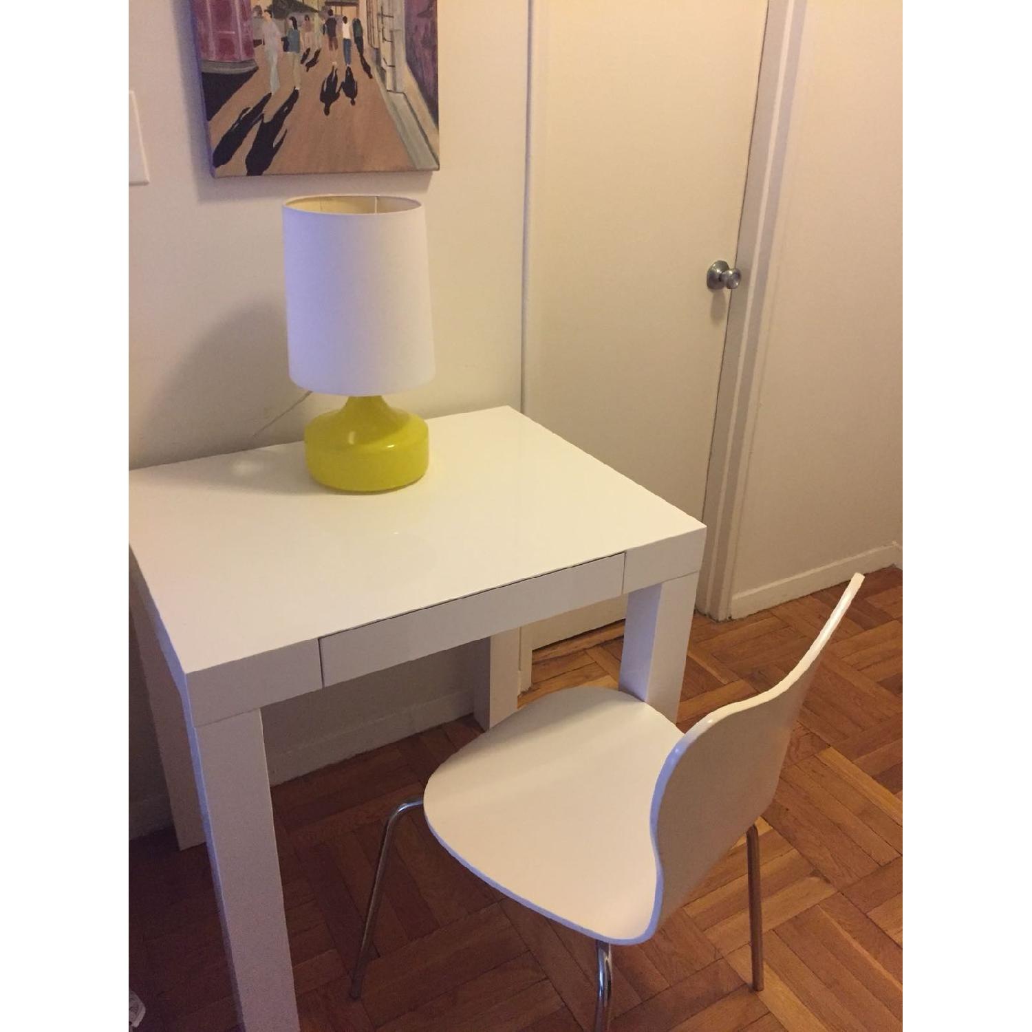 West Elm Yellow Table Lamp - image-3