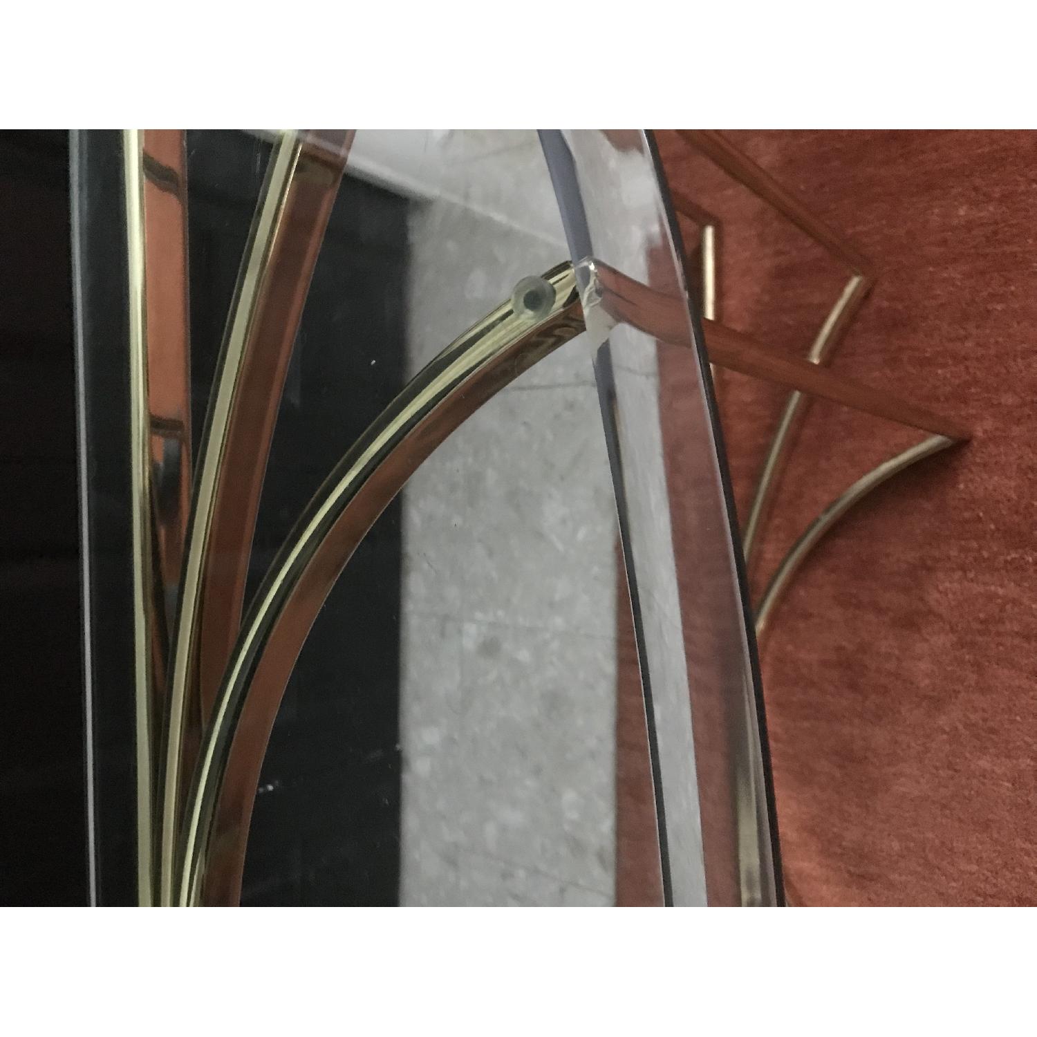 Modern Brass & Glass Console Table - image-4