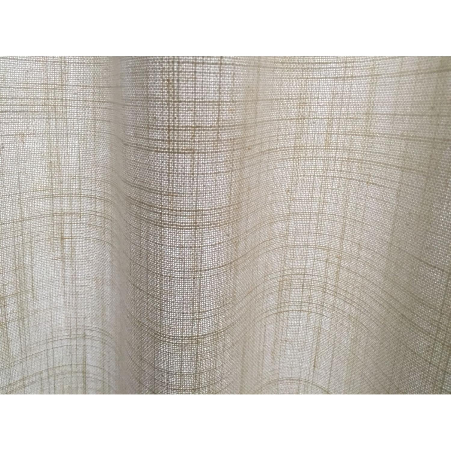Bed Bath & Beyond Linen Window Curtain in Natural - image-1