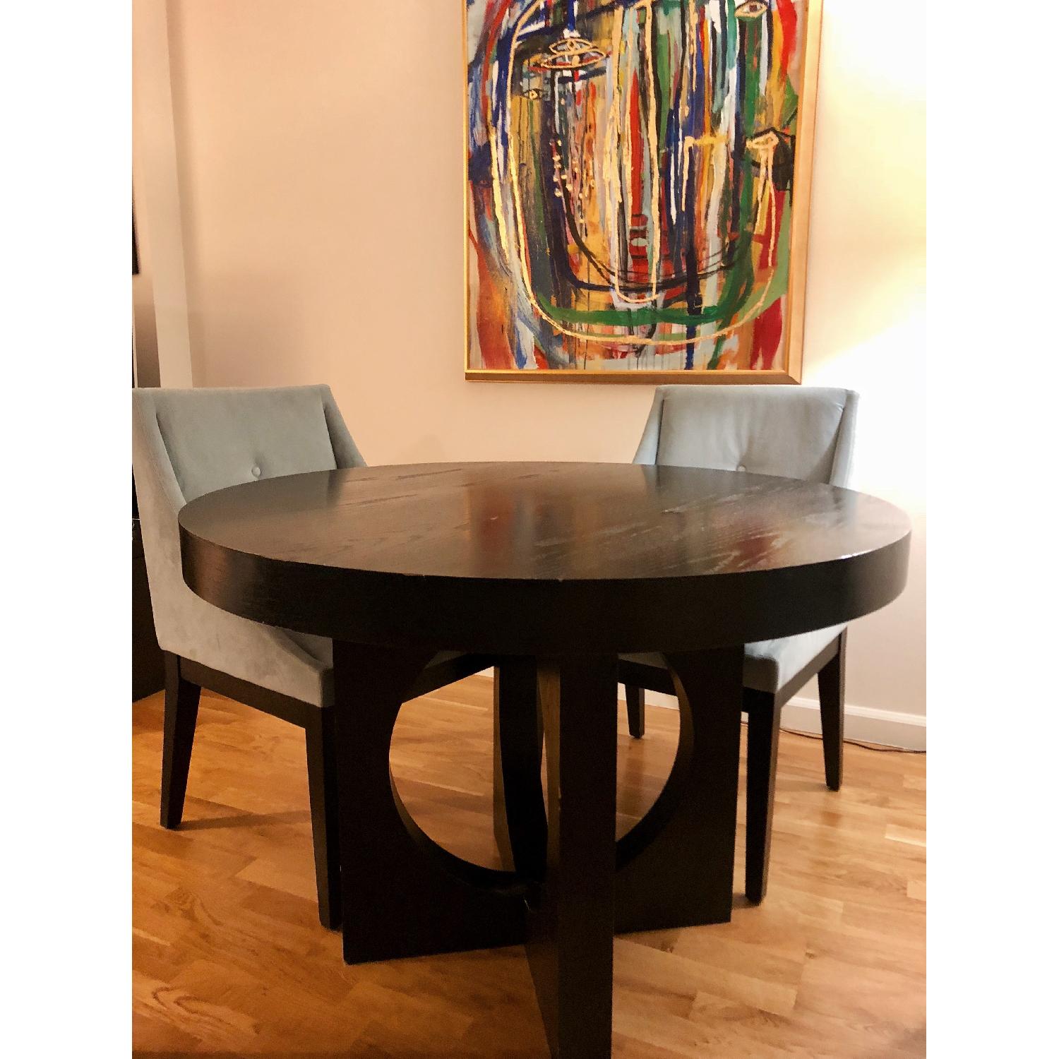 West Elm Modern Dining Table w/ 4 Chairs - AptDeco