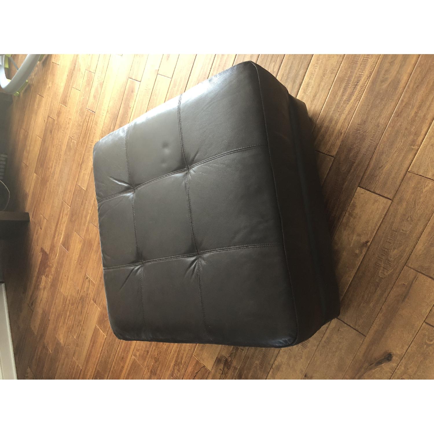 Raymour & Flanigan 7-Piece Leather Sectional SOfa - image-2