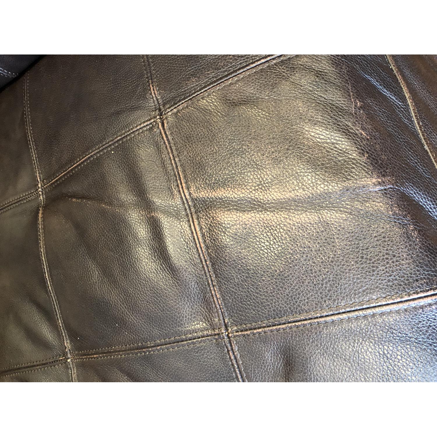 Raymour & Flanigan 7-Piece Leather Sectional SOfa - image-5