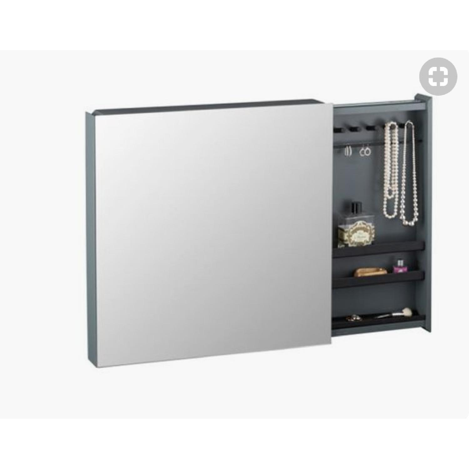 CB2 Valet Jewelry Cabinet Mirror - image-0