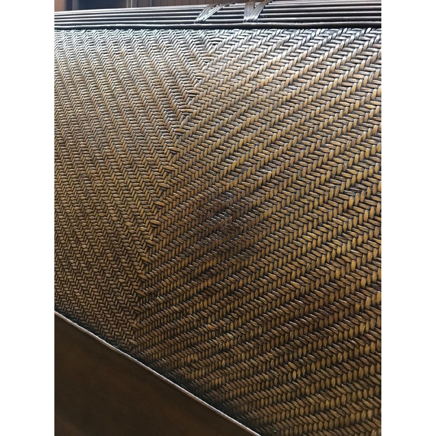 Bassett King Size Rattan Sleigh Bed Frame - image-5