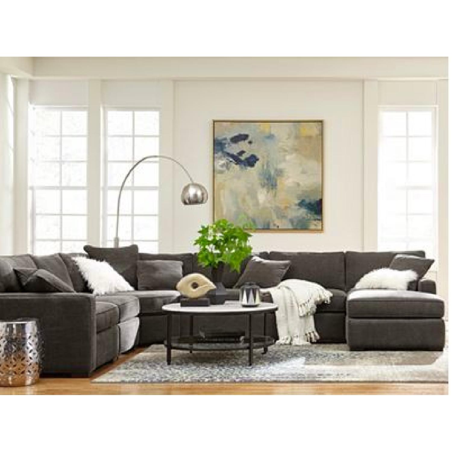 Macy's Radley 5-Piece Fabric Chaise Sectional Sofa - image-1
