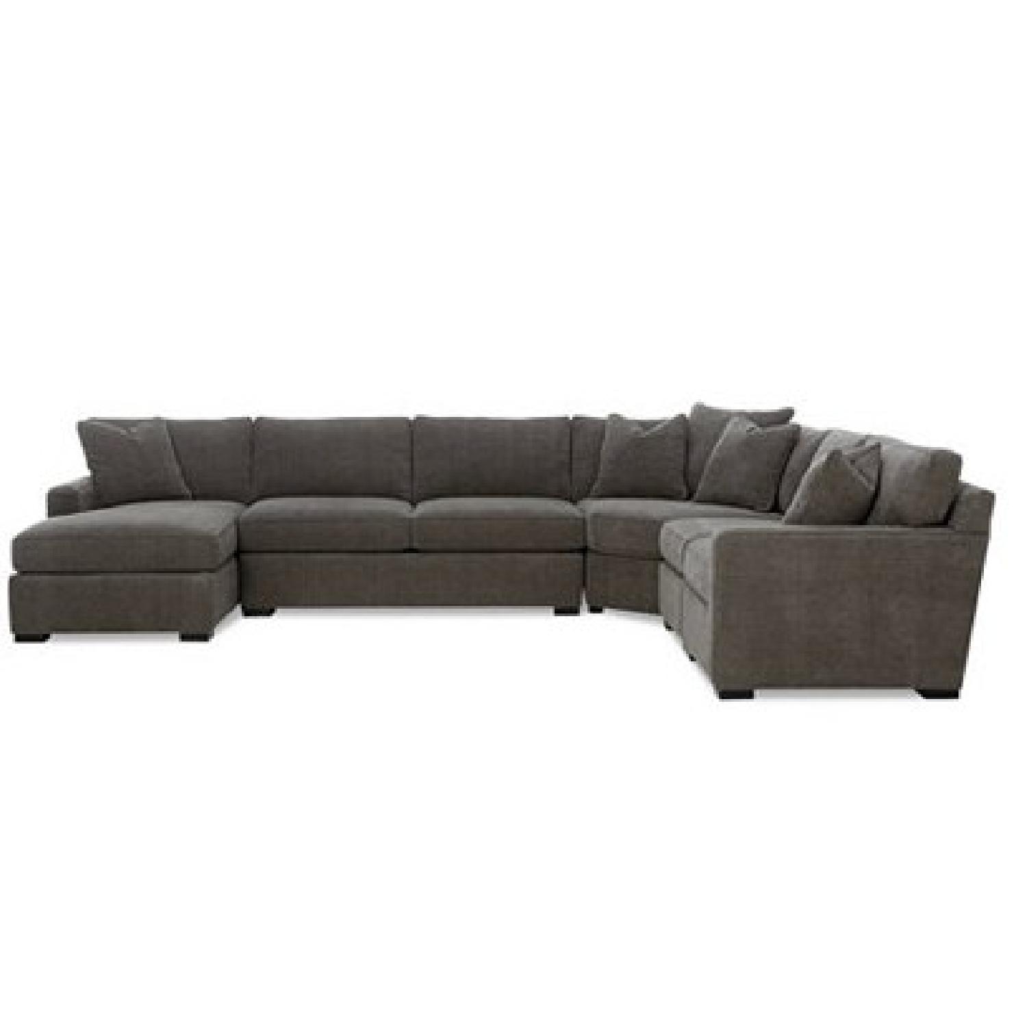 Macy's Radley 5Piece Fabric Chaise Sectional Sofa AptDeco