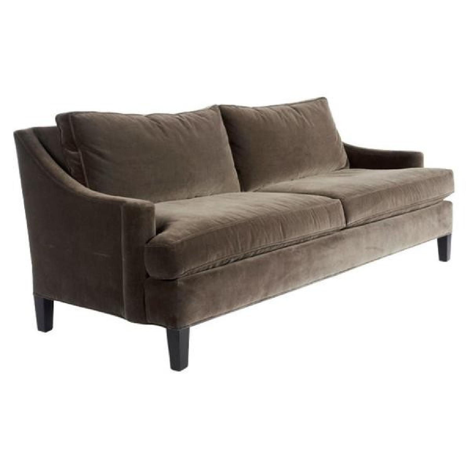 Lillian August Brown Velvet Nicole Sofa - image-4