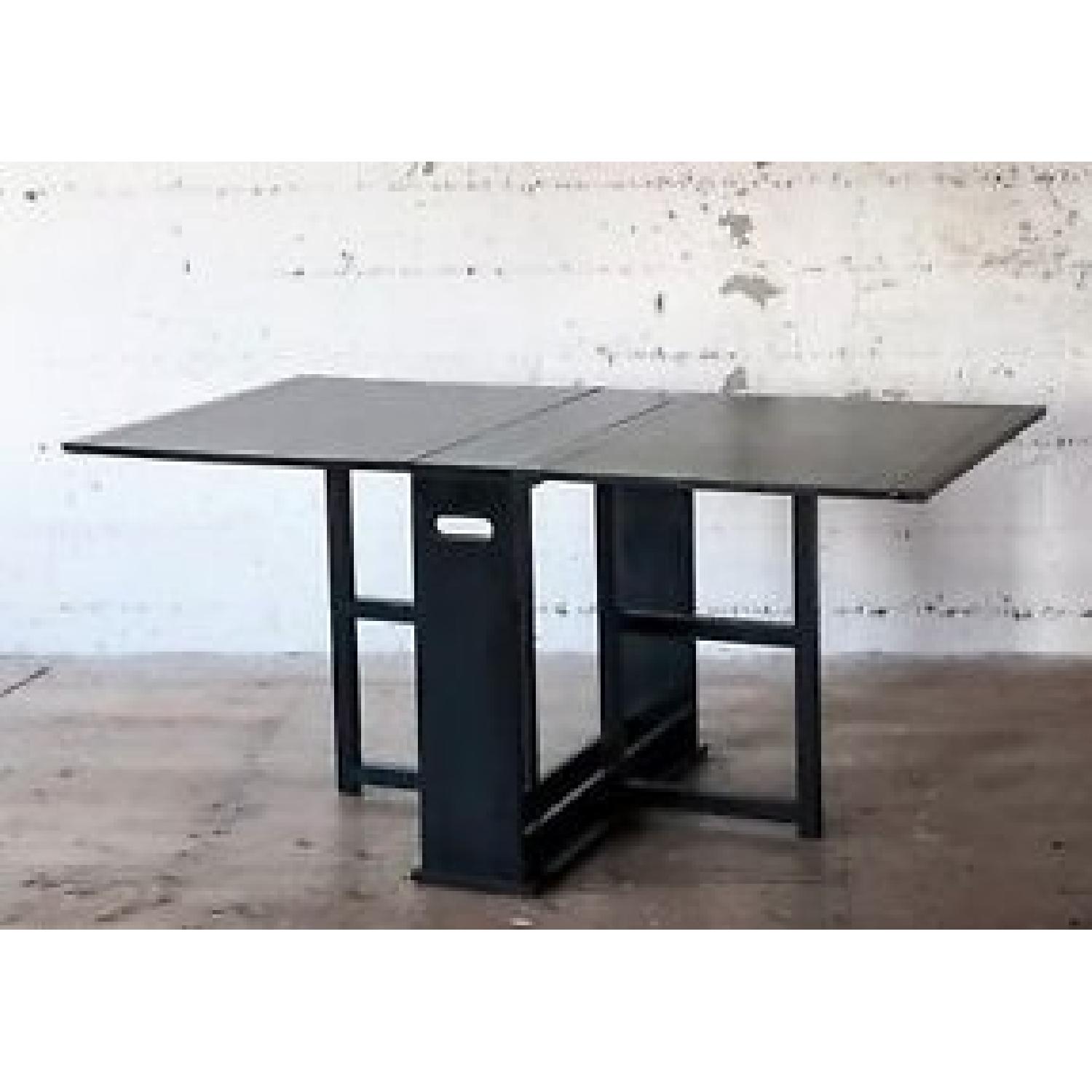Crate & Barrel Span Drop-Leaf Dining Table - image-1