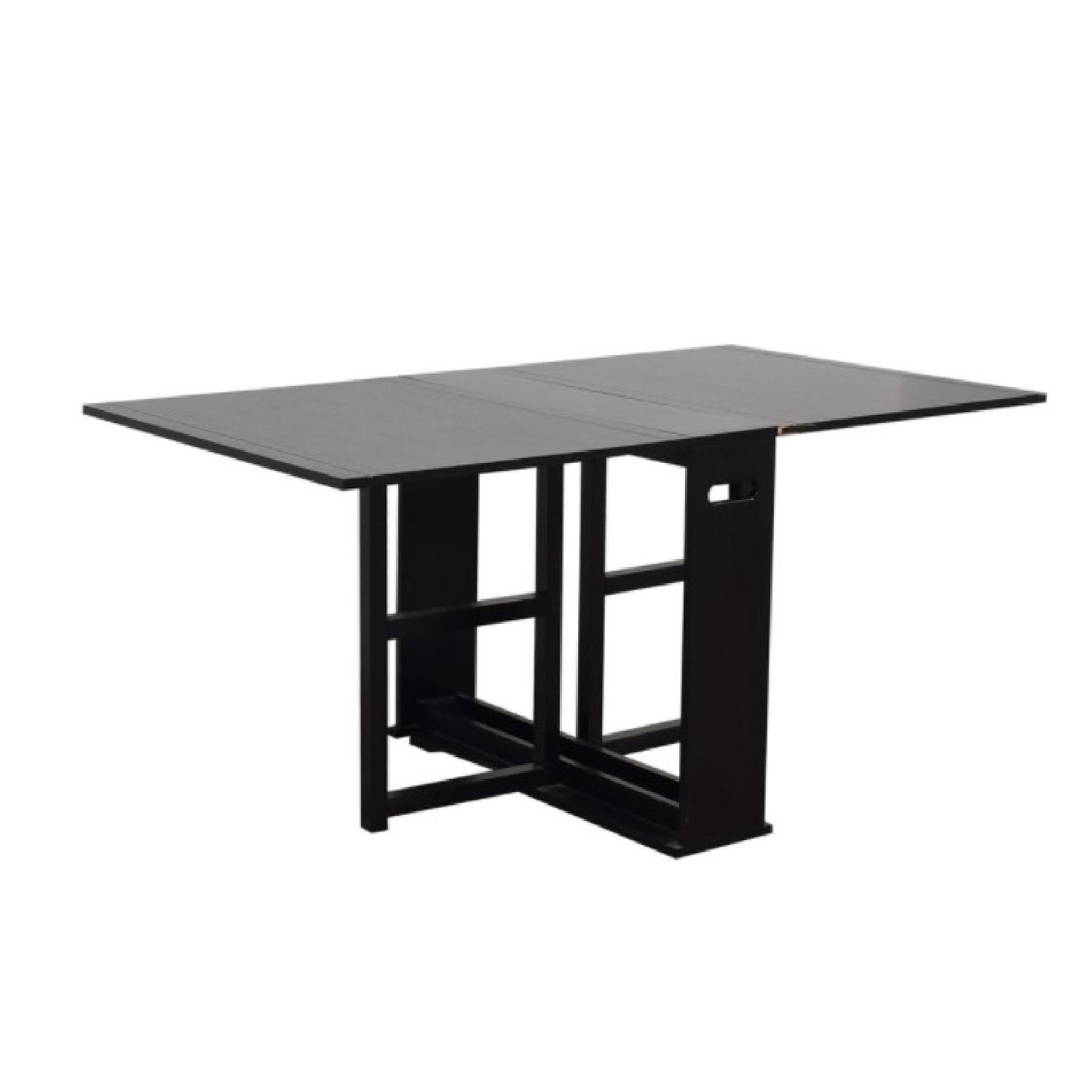 Crate & Barrel Span Drop-Leaf Dining Table - image-0