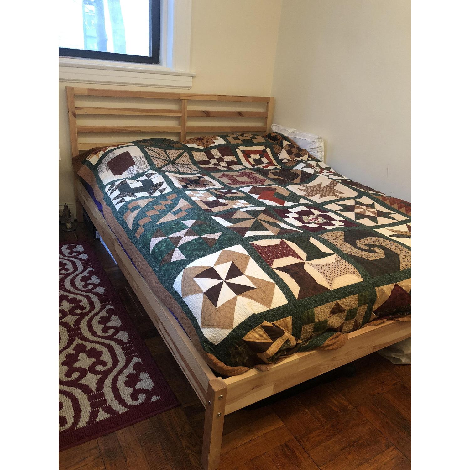 Ikea Tarva Bed Frame w/ Slatted Base - image-2