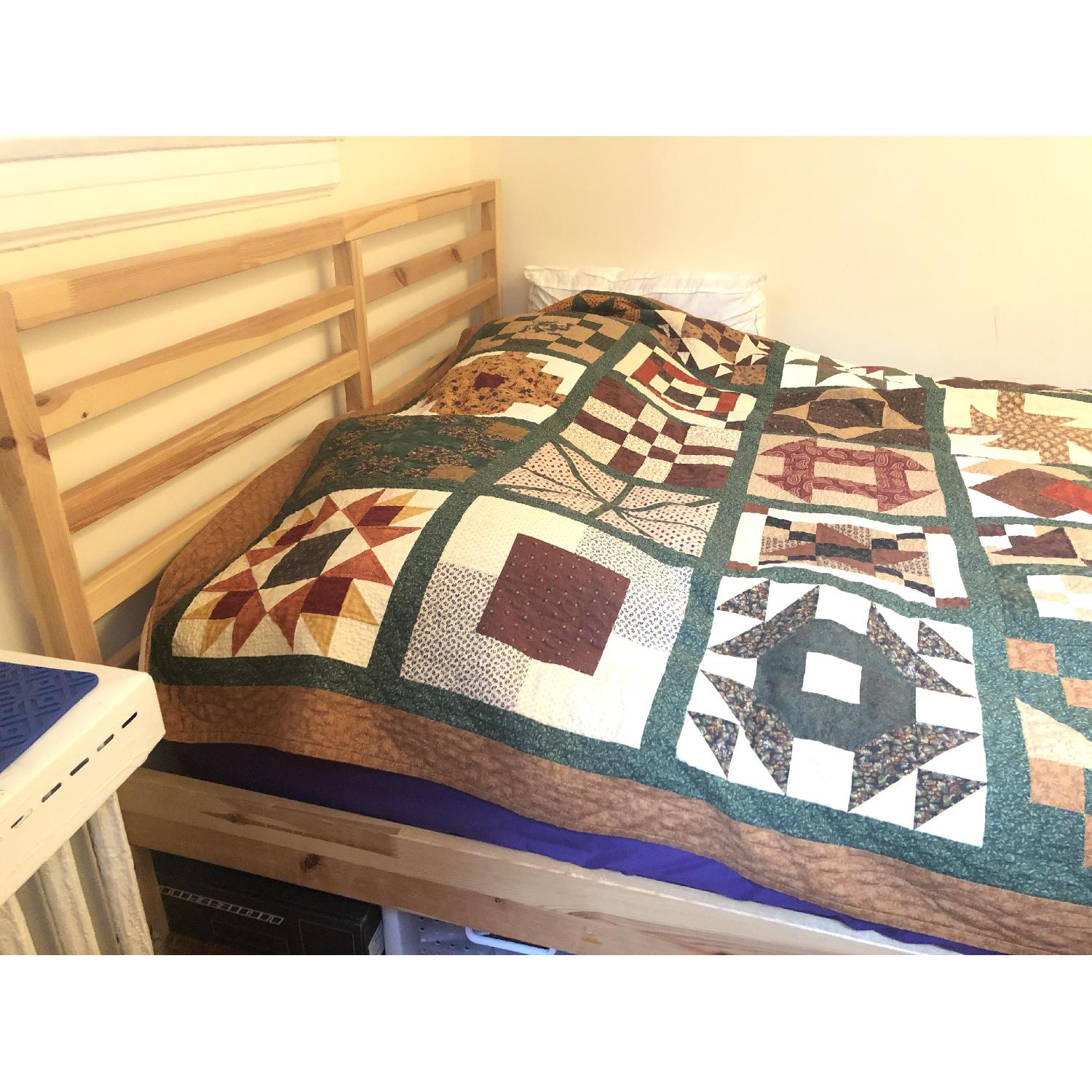 Ikea Tarva Bed Frame w/ Slatted Base - image-3