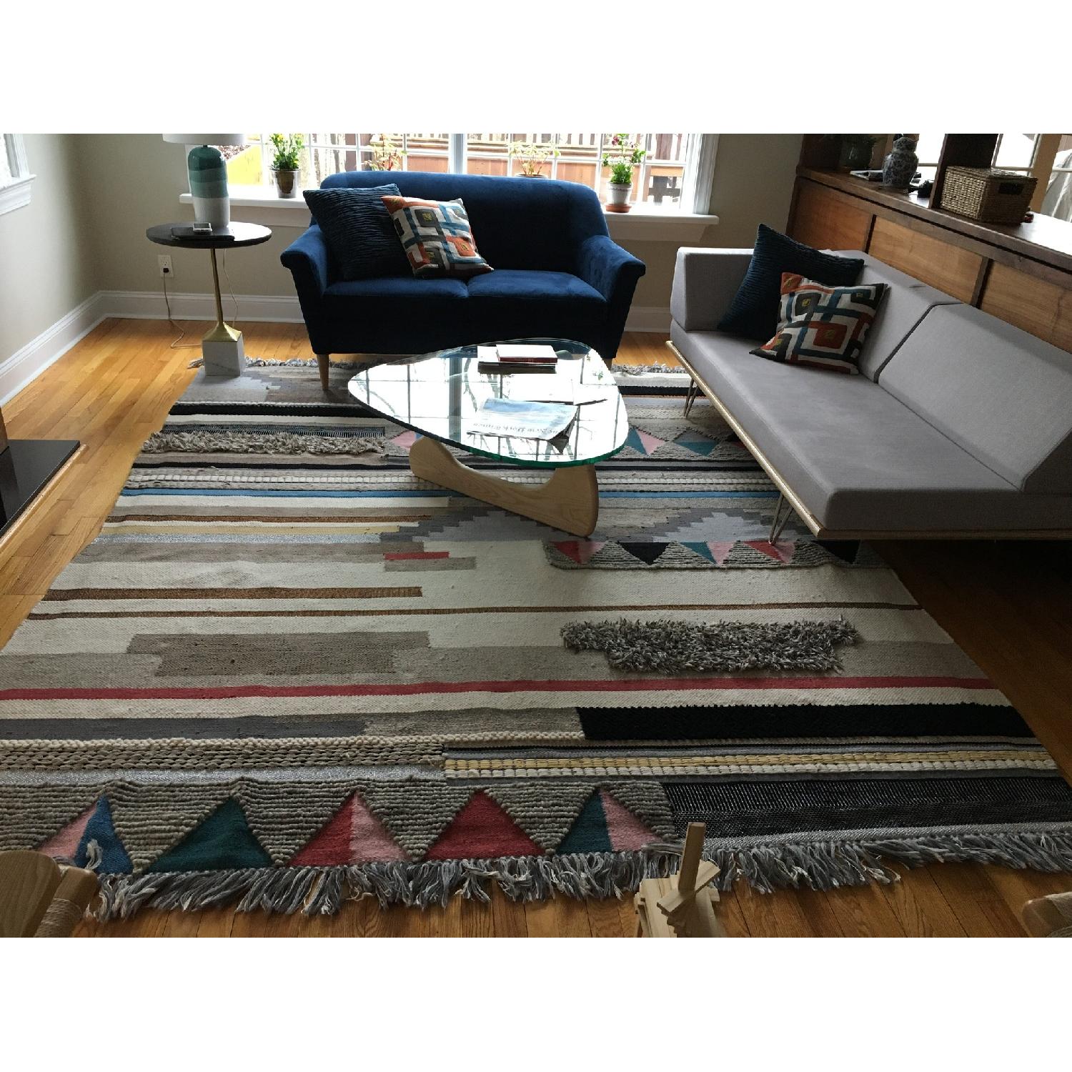 West Elm Boho Textured Wool Area Rug - image-1