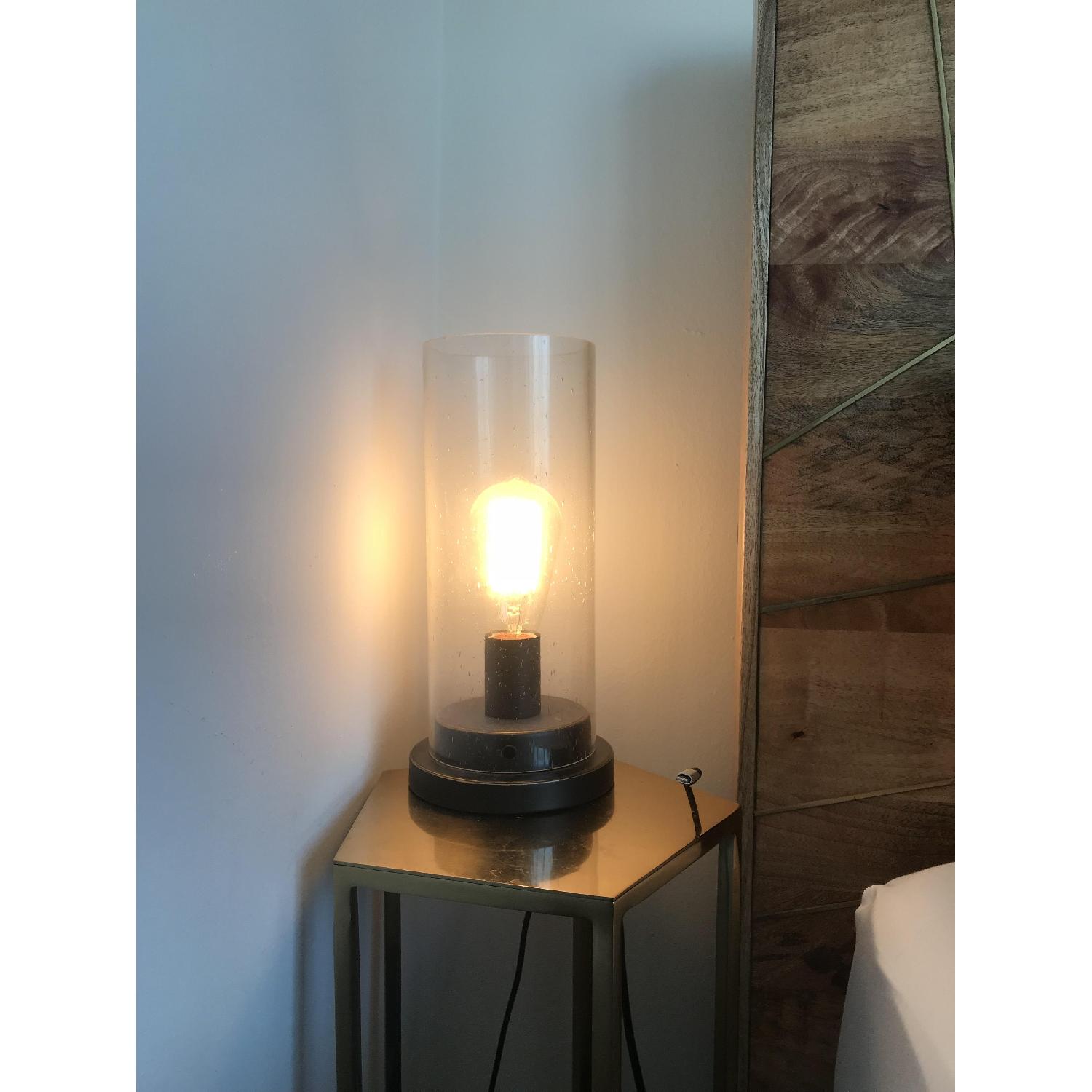 Libby Seeded Glass Edison Bulb Accent Lamp - image-2