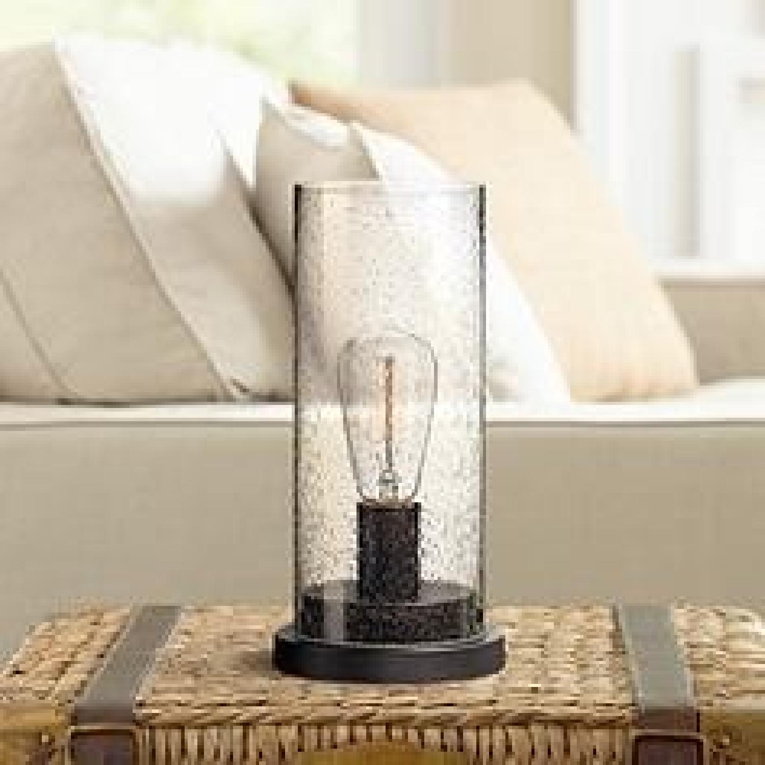 Libby Seeded Glass Edison Bulb Accent Lamp - image-4