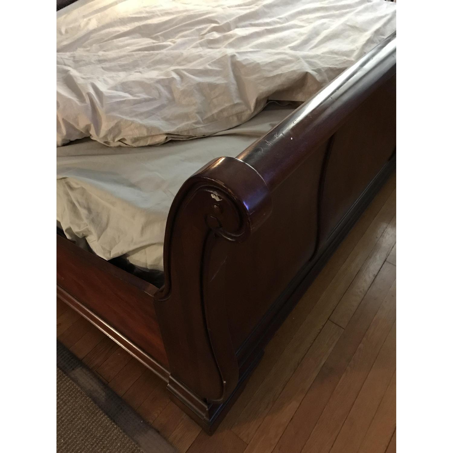 Macy's Bordeaux Queen Sleigh Bed - image-4