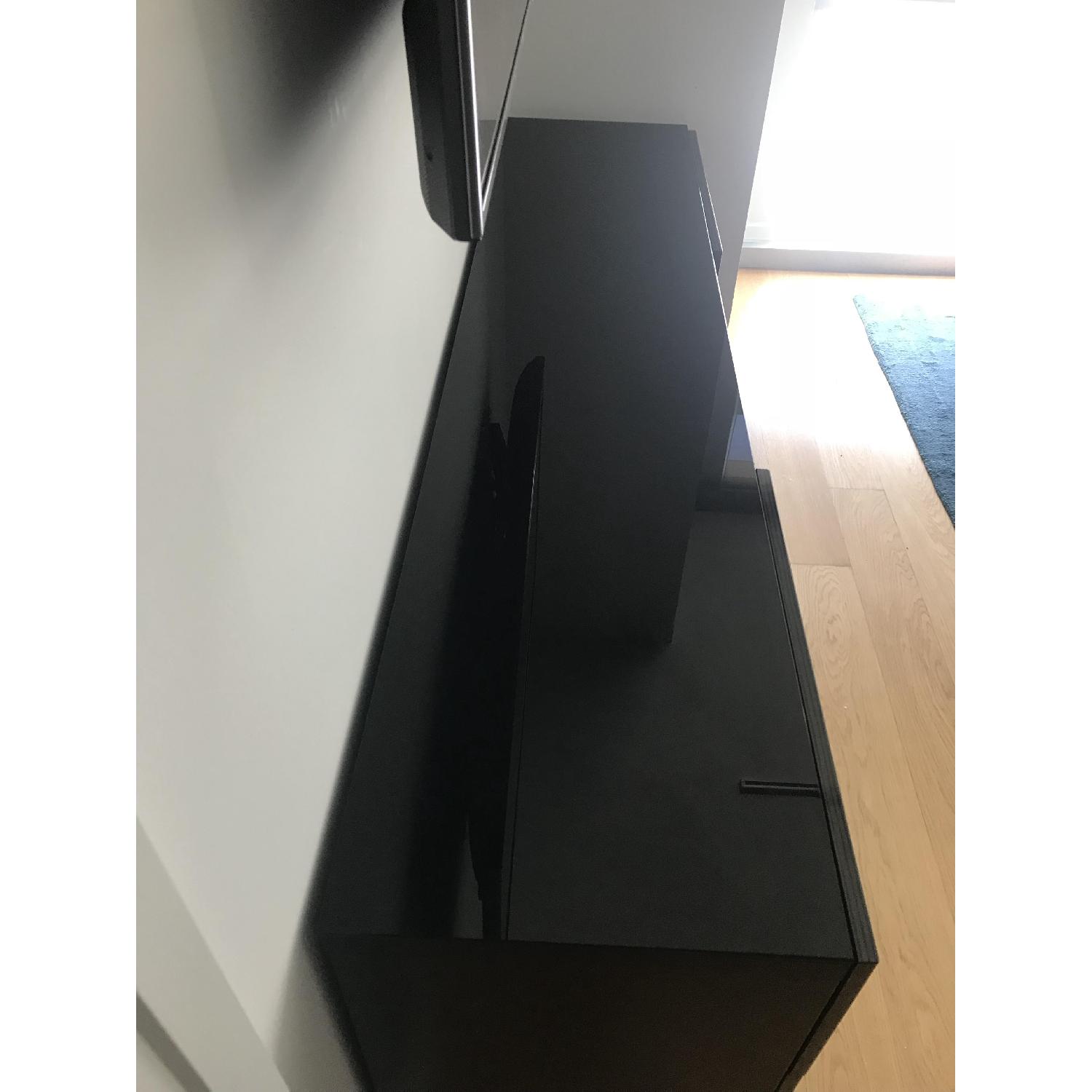 Ikea Besta Brown Patterned Console w/ Doors & Drawers - image-3