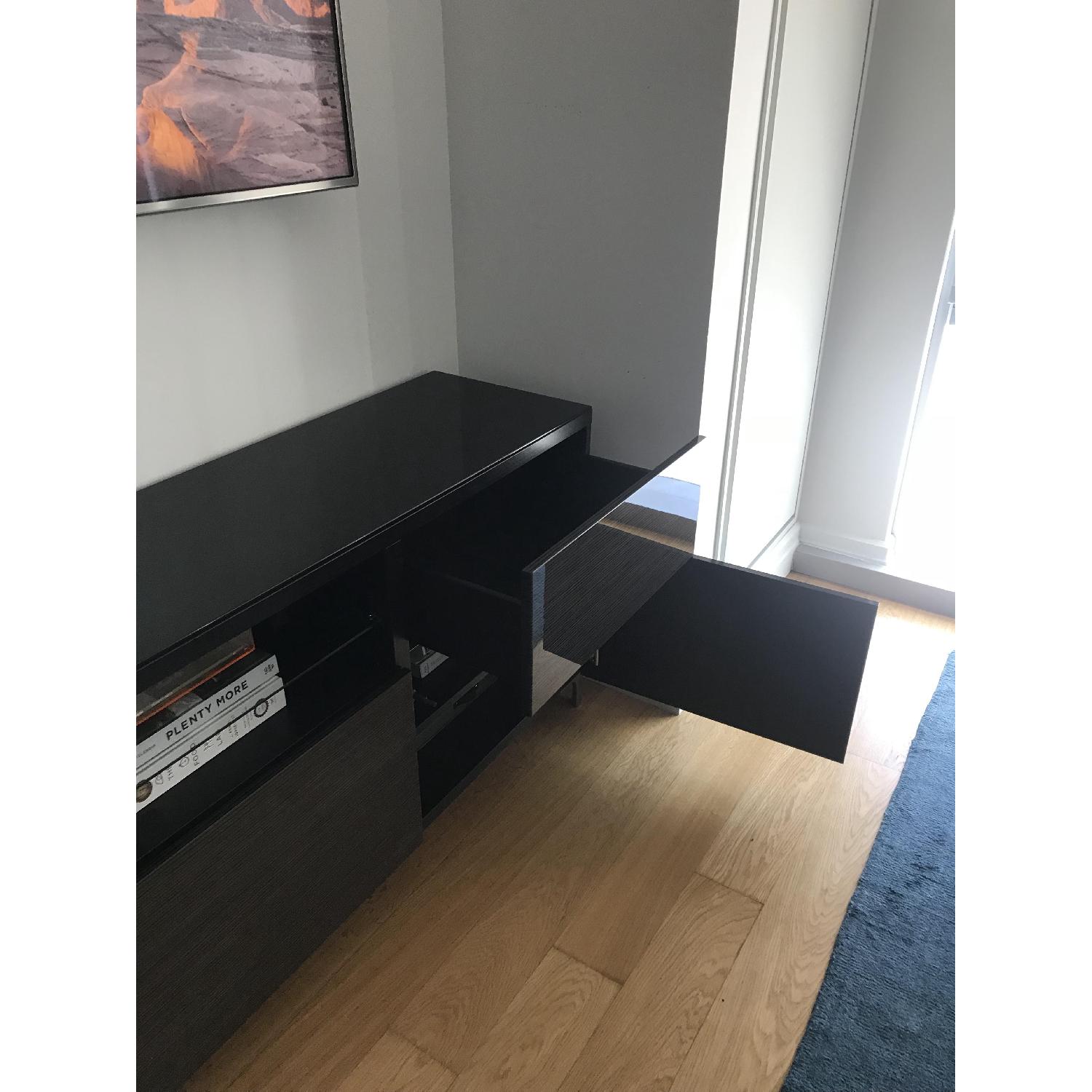 Ikea Besta Brown Patterned Console w/ Doors & Drawers - image-6