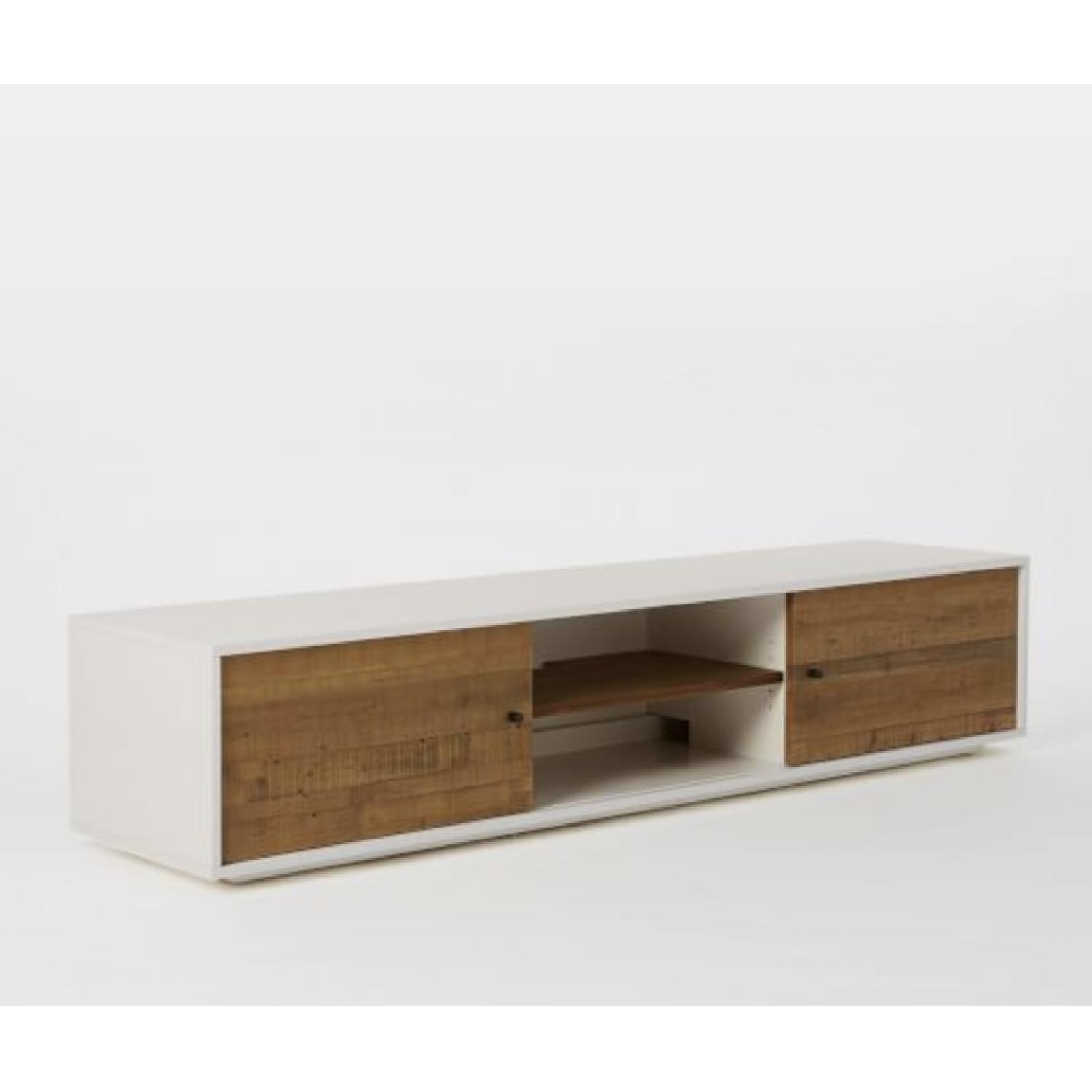 West Elm Reclaimed Wood + Lacquer Media Console - image-3
