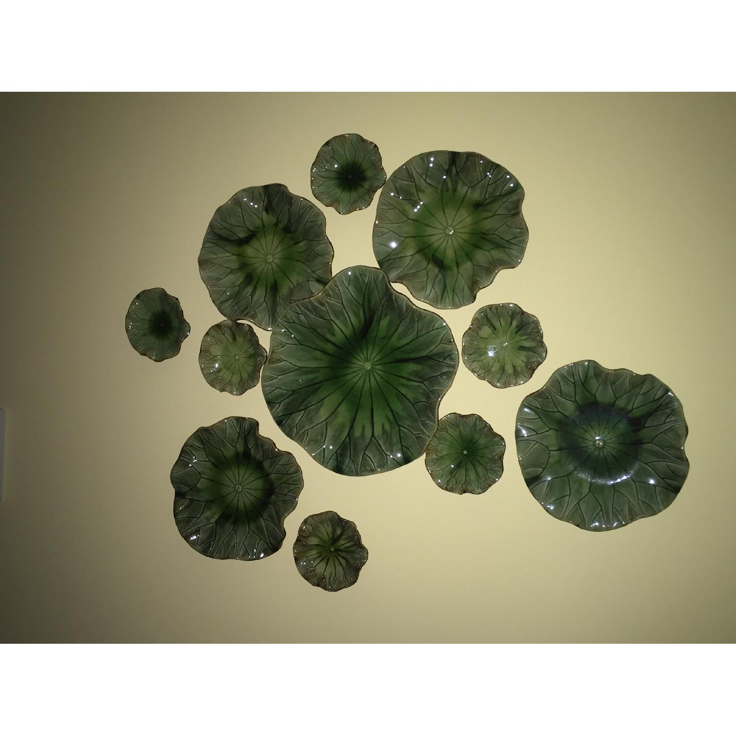 Charles Keath Co. Hand-Painted 12 Piece Porcelain Plates - image-1