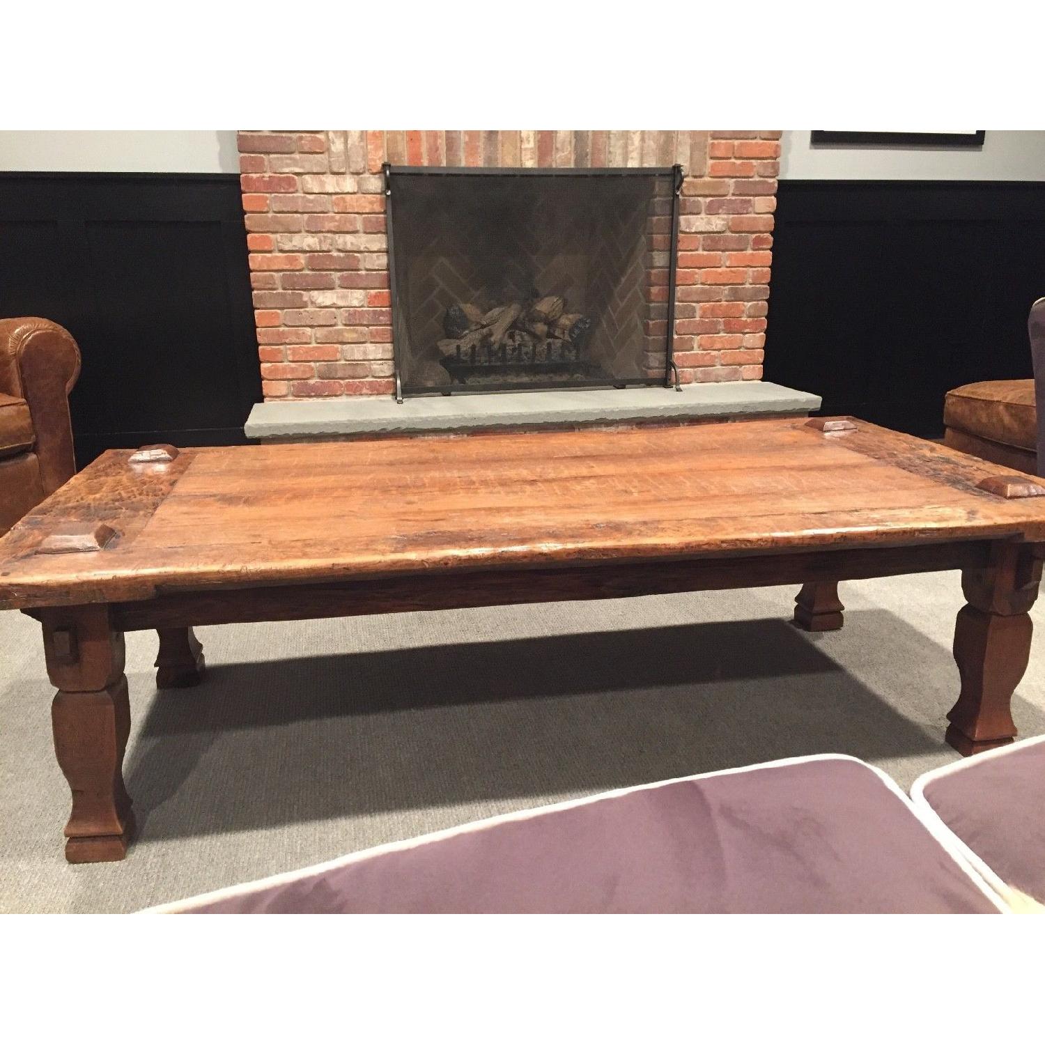 Solid Teak Wood Coffee Table - image-1