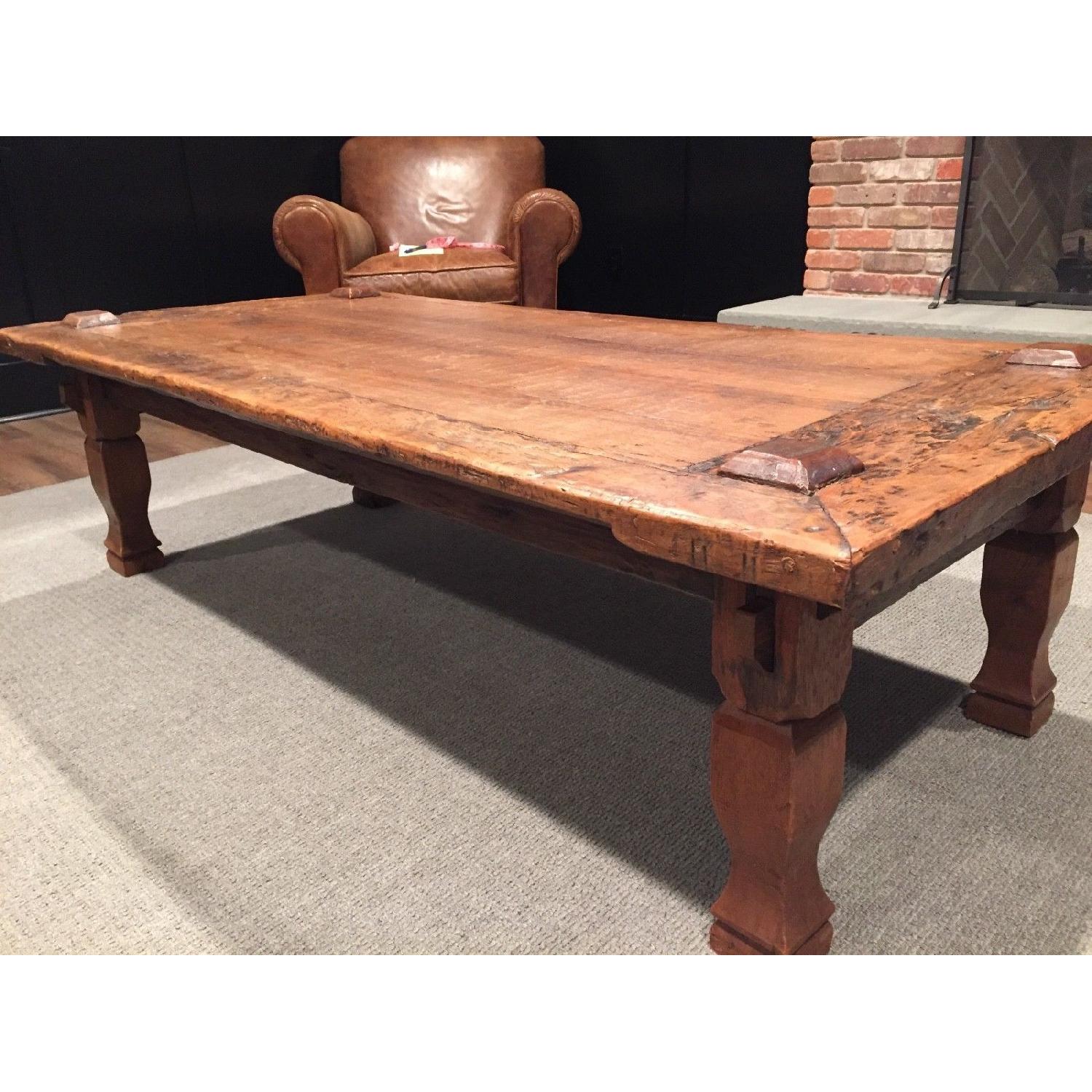 Solid Teak Wood Coffee Table - image-2