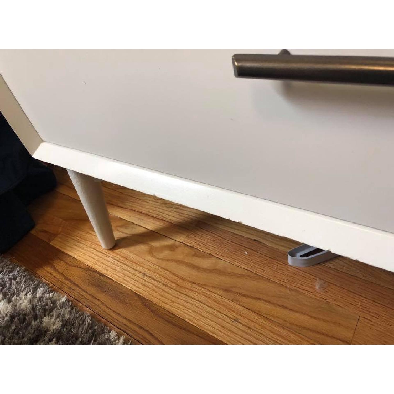 West Elm Mid Century Modern 4-Drawer Dresser in White - image-3