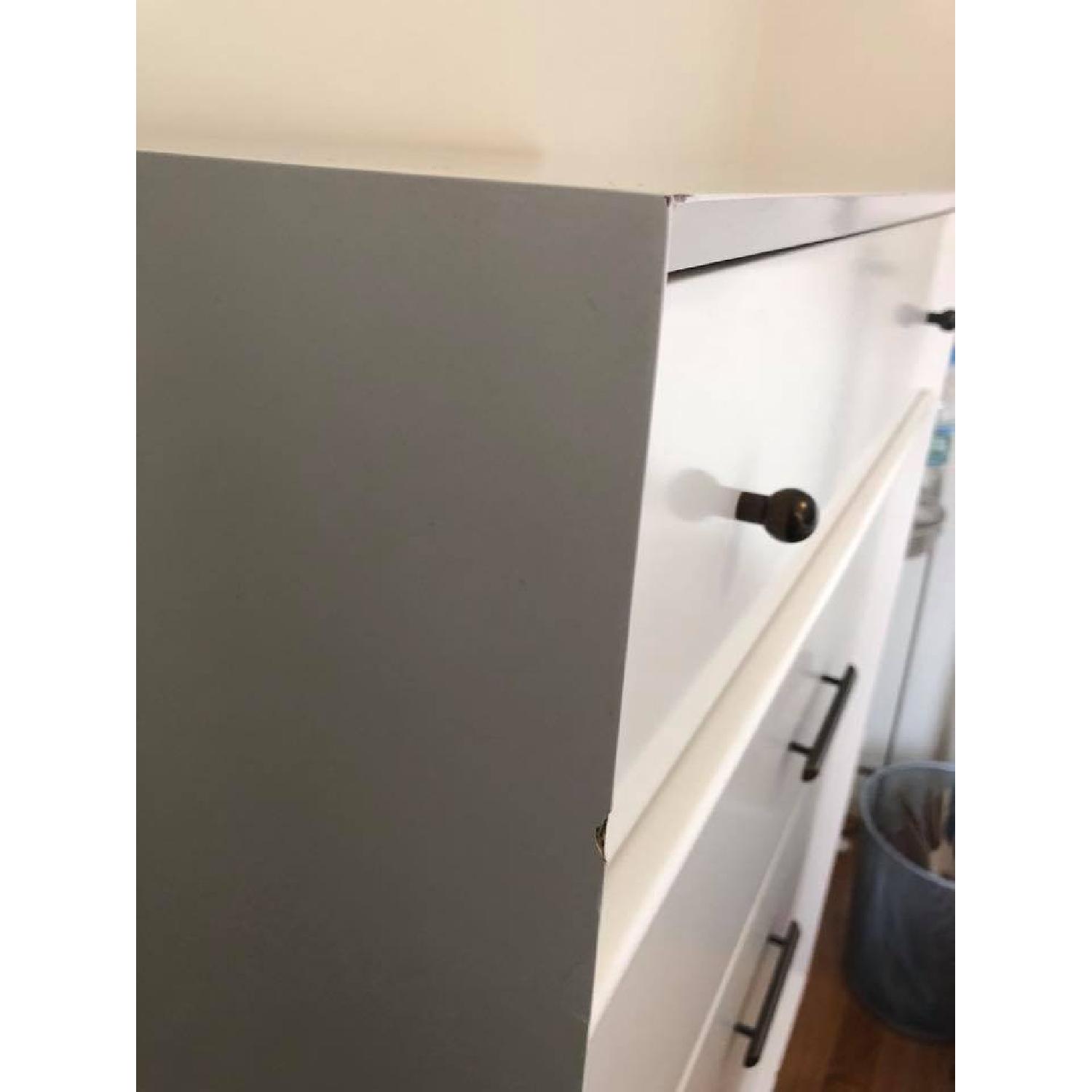 West Elm Mid Century Modern 4-Drawer Dresser in White - image-5