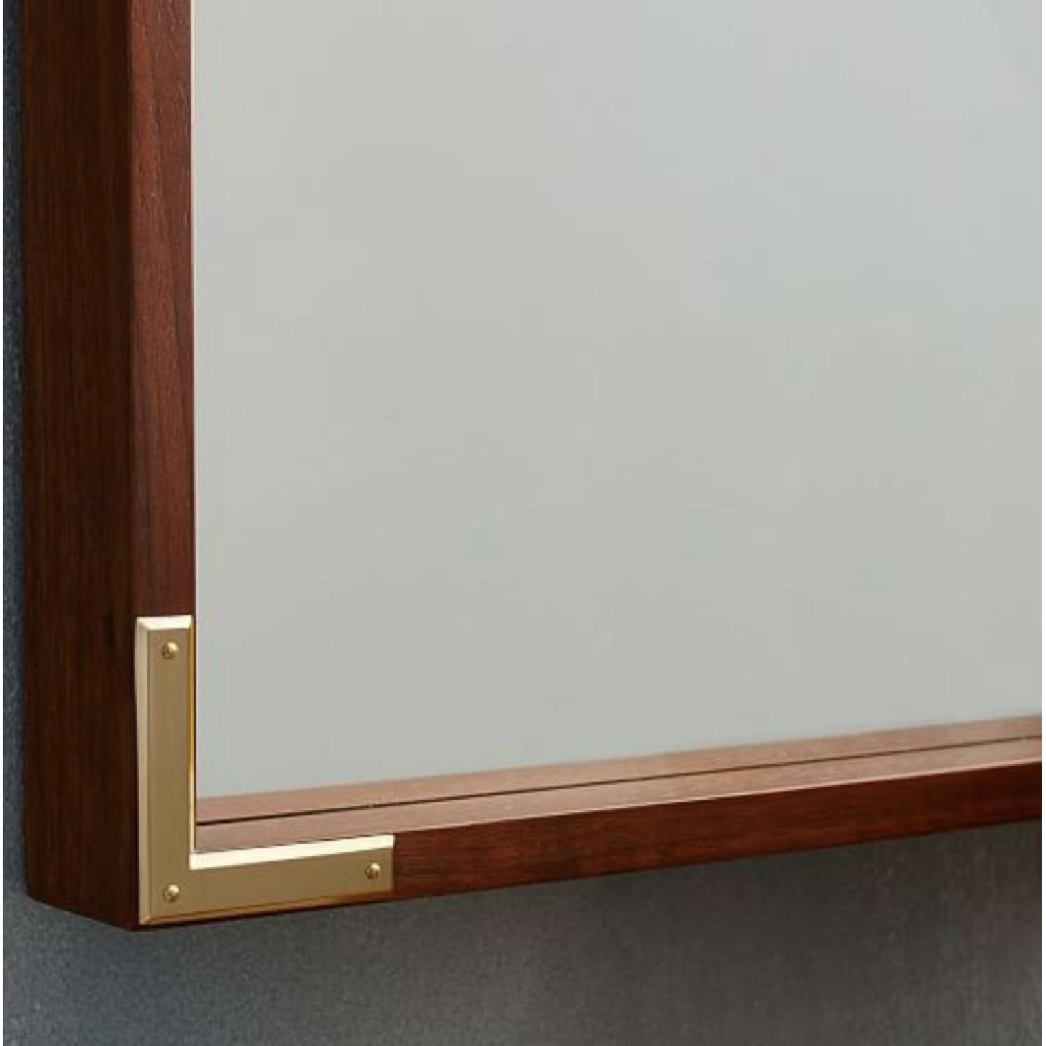 West Elm Malone Campaign Floor Mirror in Walnut - image-2