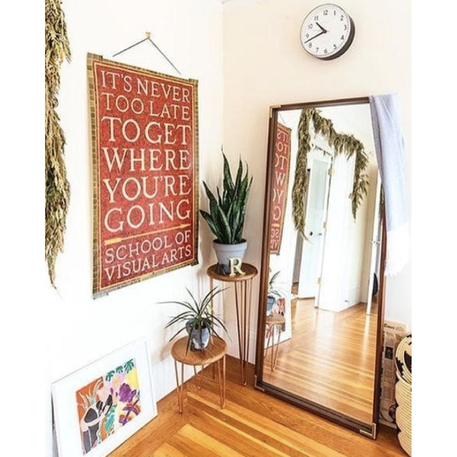 West Elm Malone Campaign Floor Mirror in Walnut - image-3