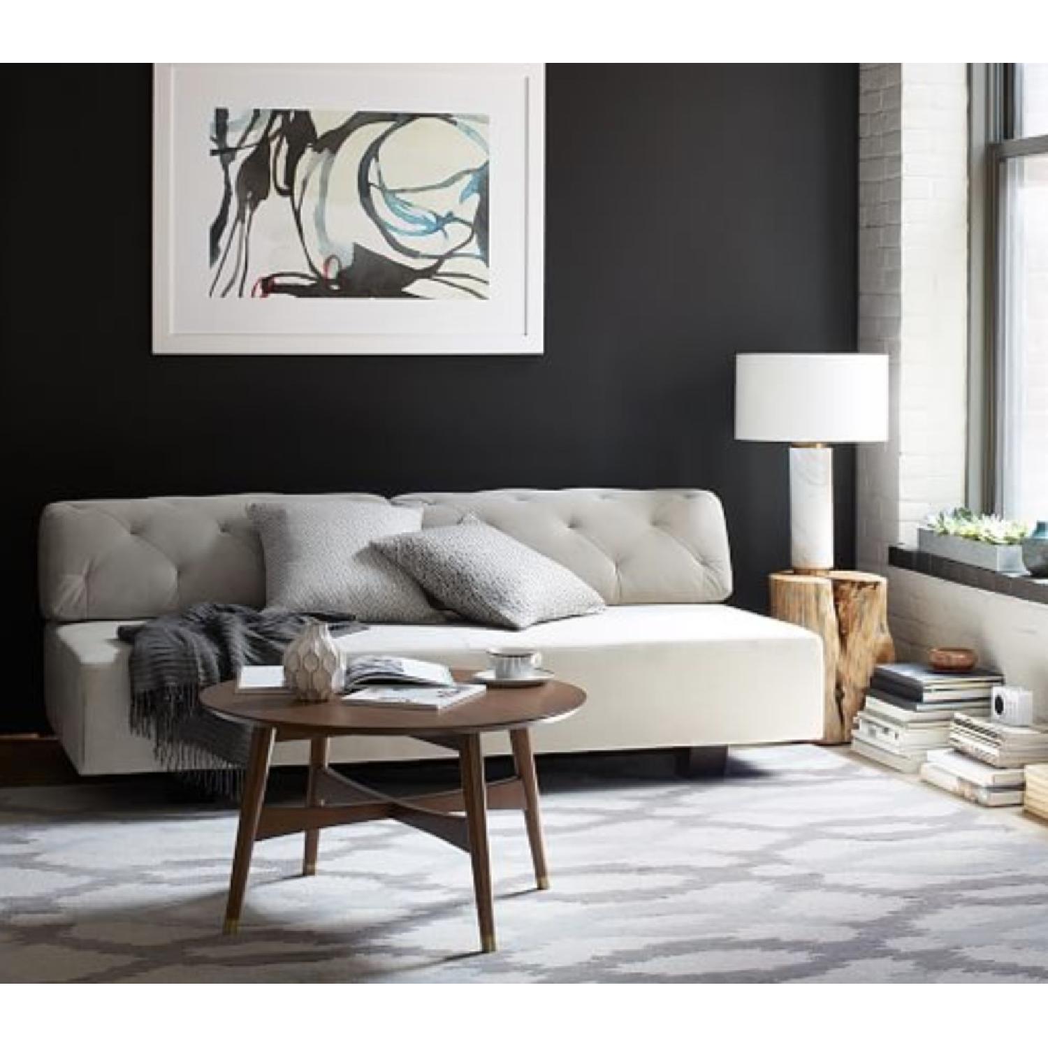 West Elm Reeve Mid-Century Coffee Table in Walnut - AptDeco