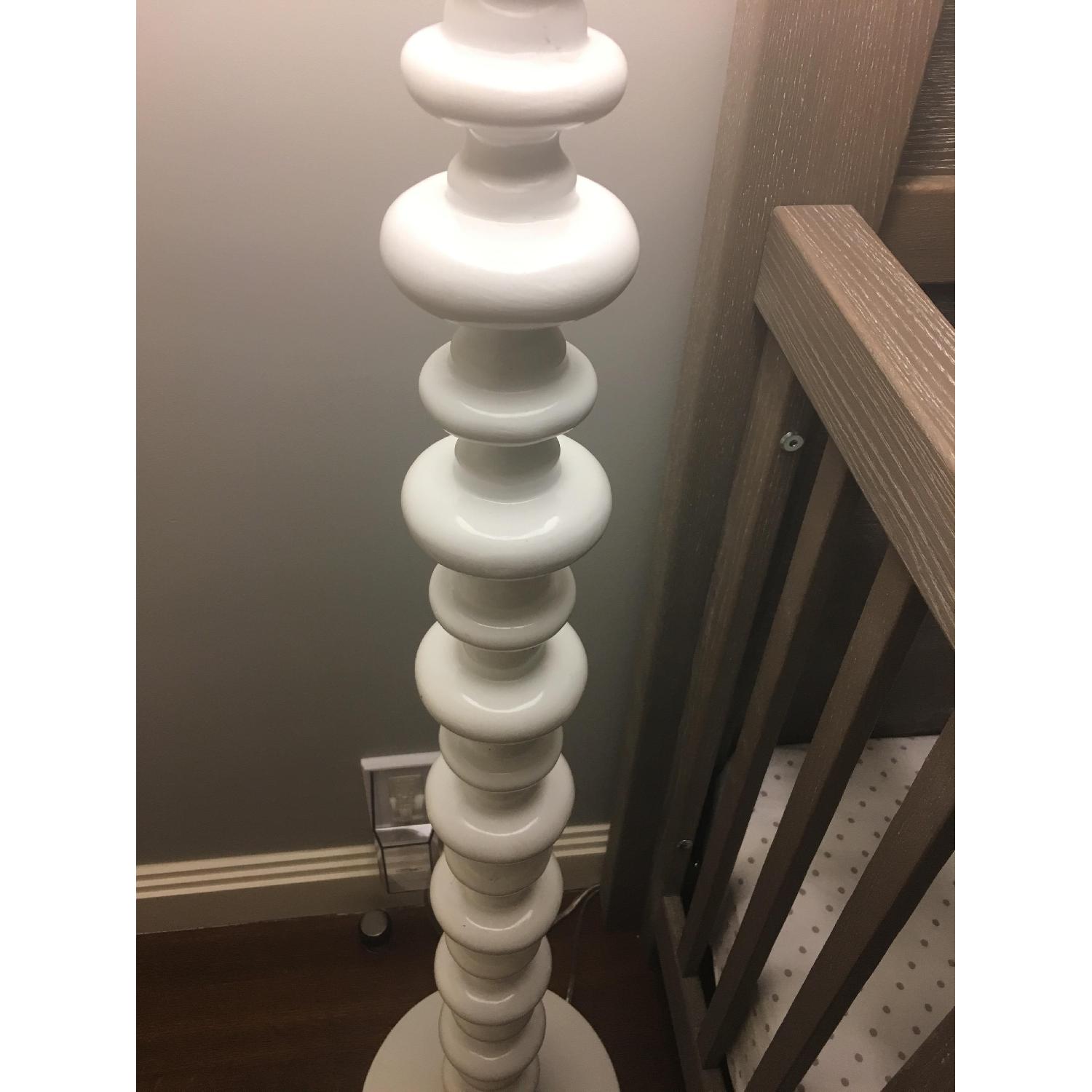 Crate & Barrel Jenny Lind White Floor Lamp - image-1