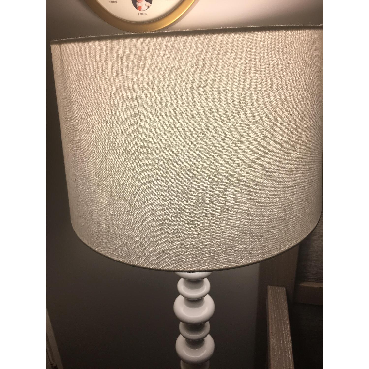 Crate & Barrel Jenny Lind White Floor Lamp - image-3