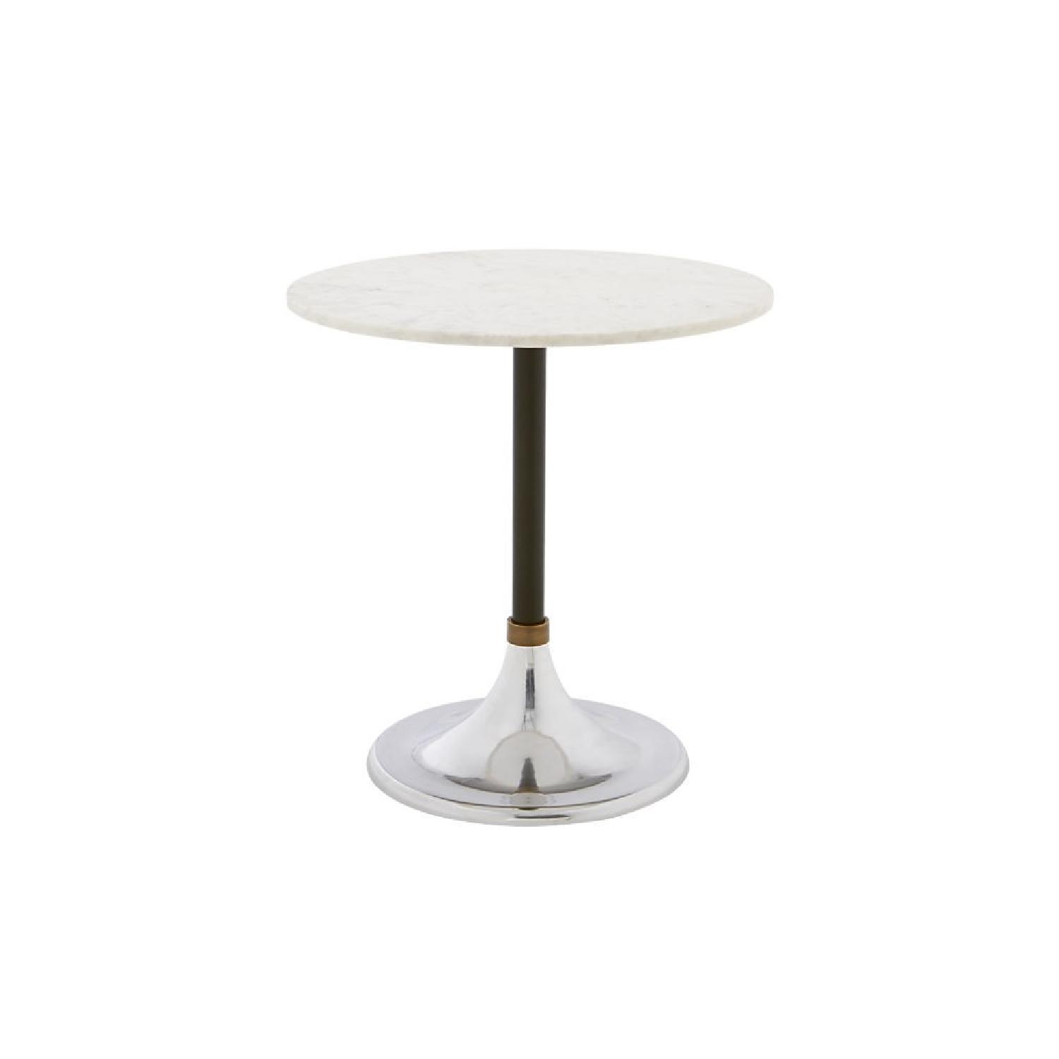 CB2 Hackney Marble Cocktail Table - AptDeco