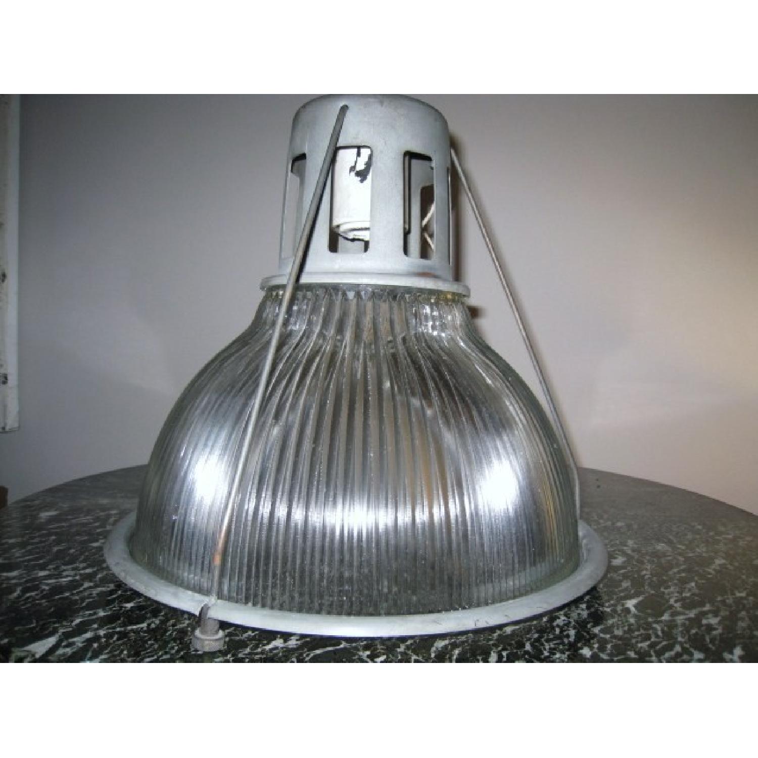 Vintage Classic Bracketed Holophane Lamp - image-1