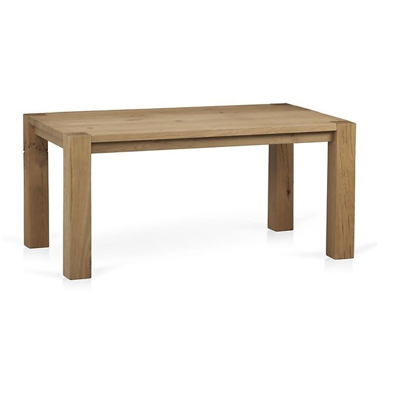 Crate & Barrel Big Sur Smoke Dining Table AptDeco