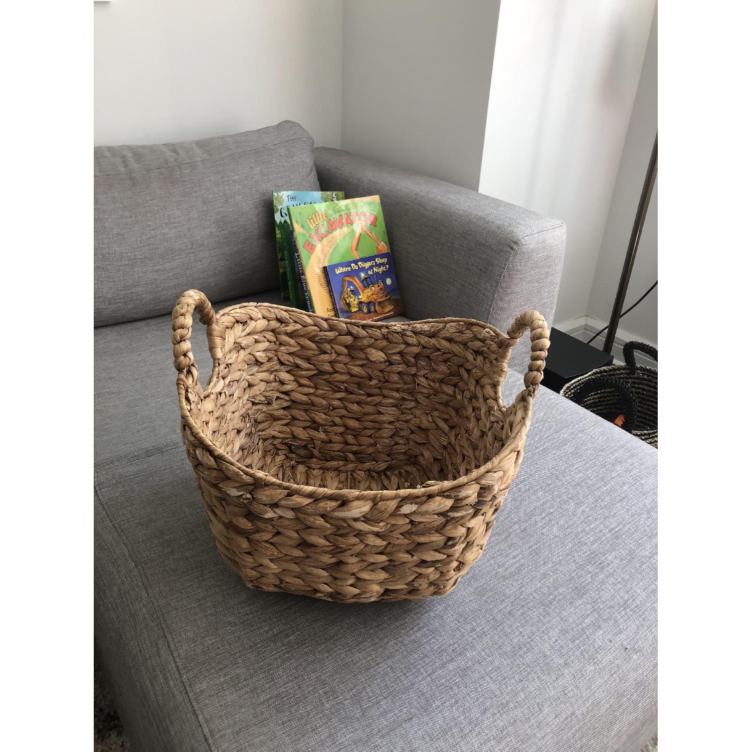 West Elm Rattan Storage Basket - image-2