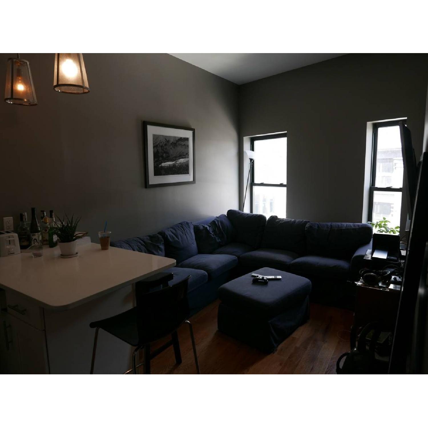 Ikea Ektorp 5-Seater Sectional Sofa w/ Ottoman - image-1