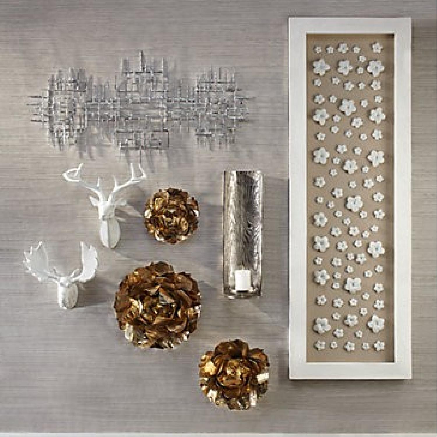 Z Gallerie Ceramic Deer Head in White - image-1