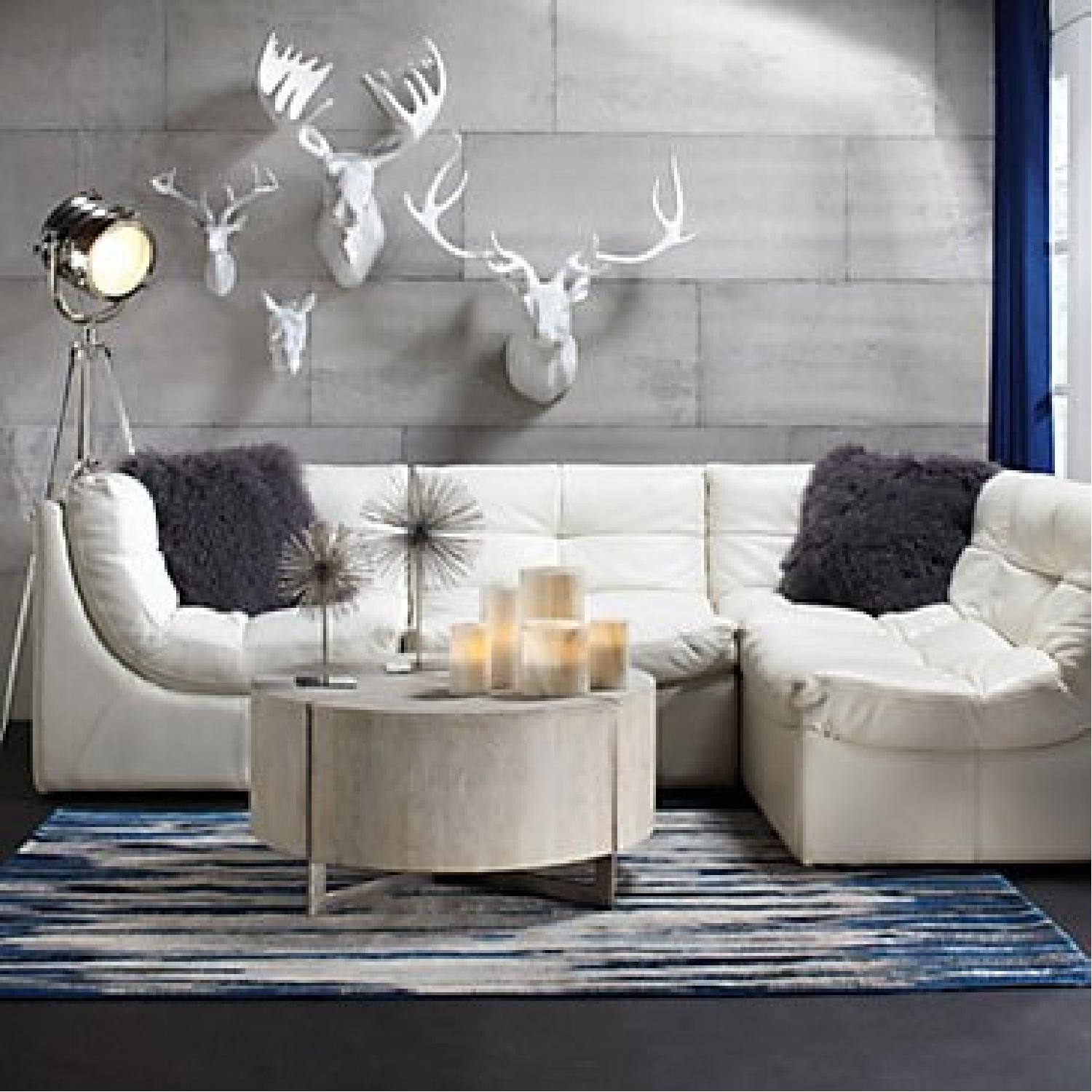 Z Gallerie Ceramic Deer Head in White - image-2